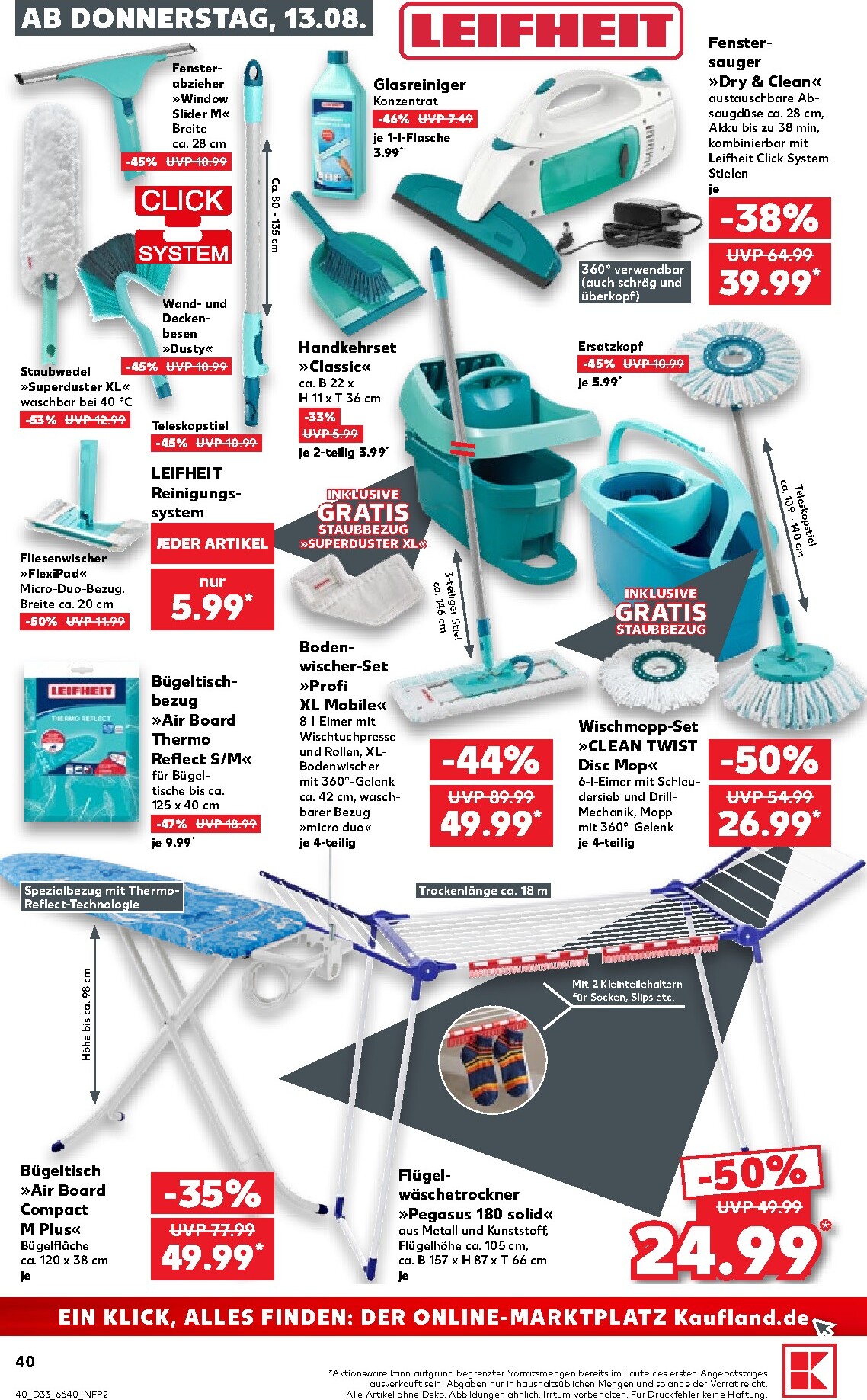 kaufland - Kaufland Prospekt nächste Woche – von Donnerstag 13.08.2026 bis Mittwoch 19.08.2026 - page: 40