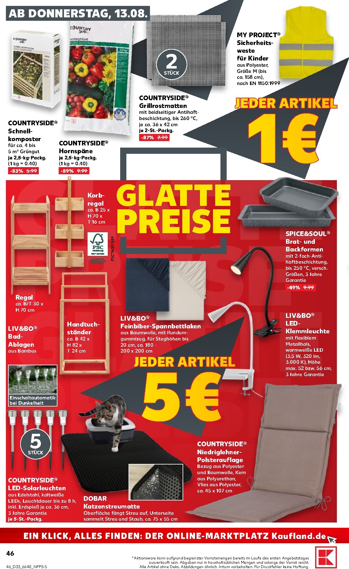 kaufland - Kaufland Prospekt nächste Woche – von Donnerstag 13.08.2026 bis Mittwoch 19.08.2026 - page: 46