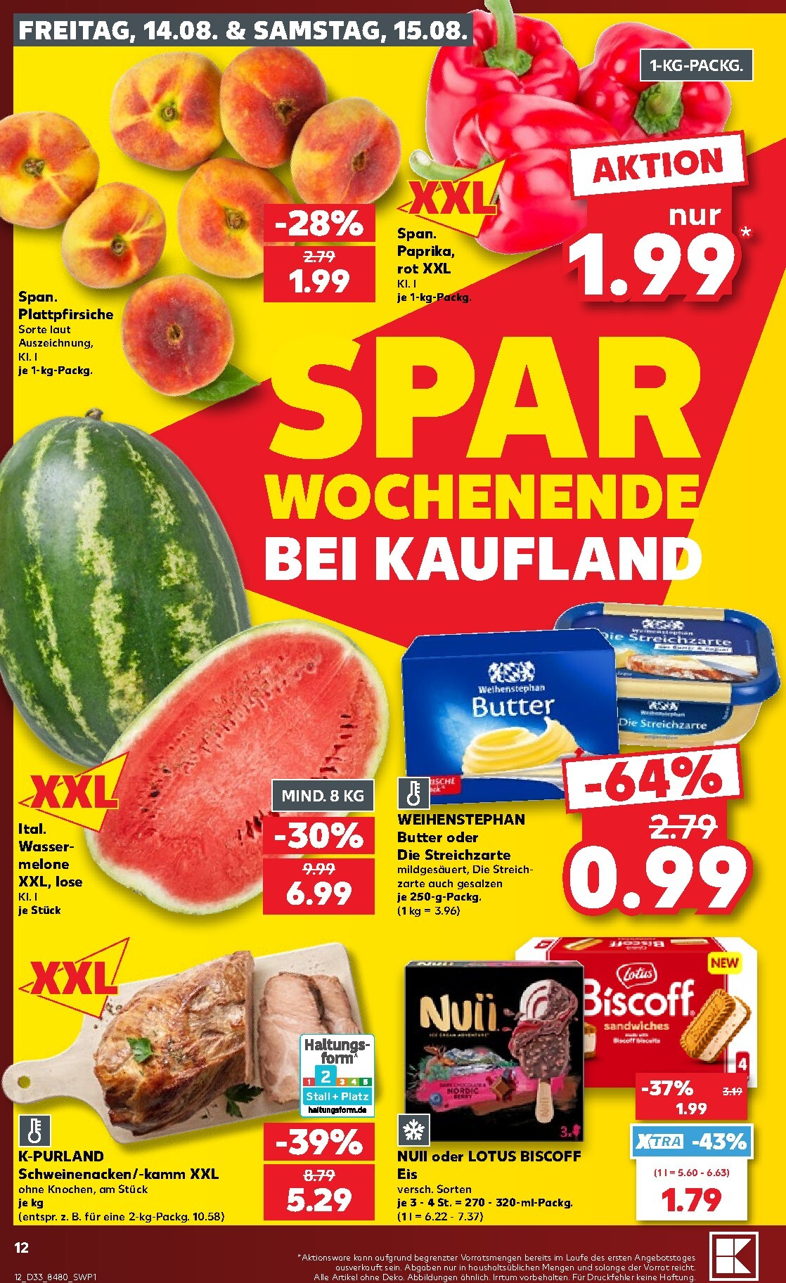 kaufland - Kaufland Prospekt nächste Woche – von Donnerstag 13.08.2026 bis Mittwoch 19.08.2026 - page: 12