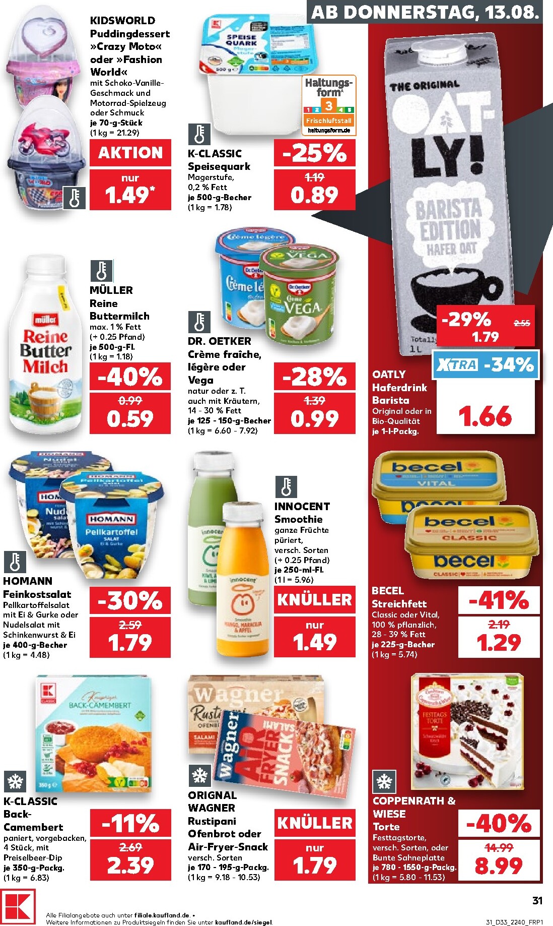 kaufland - Kaufland Prospekt nächste Woche – von Donnerstag 13.08.2026 bis Mittwoch 19.08.2026 - page: 31