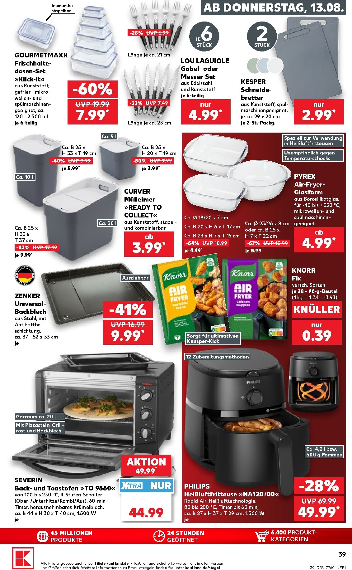 kaufland - Kaufland Prospekt nächste Woche – von Donnerstag 13.08.2026 bis Mittwoch 19.08.2026 - page: 39