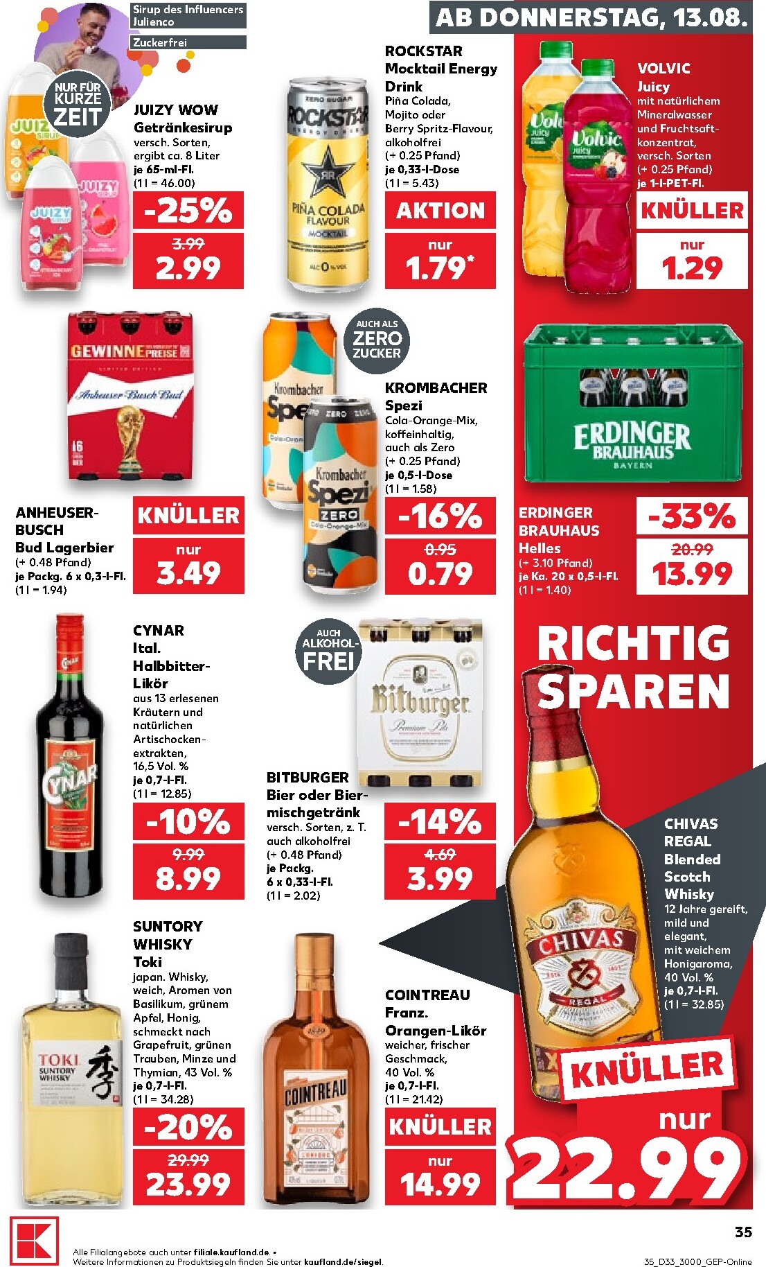 kaufland - Kaufland Prospekt nächste Woche – von Donnerstag 13.08.2026 bis Mittwoch 19.08.2026 - page: 35