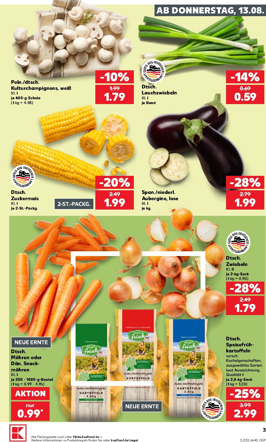 kaufland - Kaufland Prospekt nächste Woche – von Donnerstag 13.08.2026 bis Mittwoch 19.08.2026 - page: 3