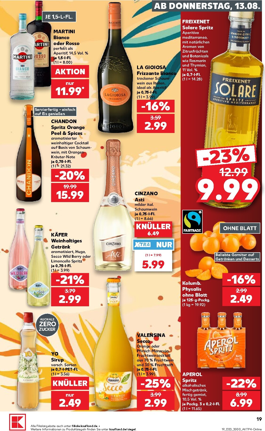 kaufland - Kaufland Prospekt nächste Woche – von Donnerstag 13.08.2026 bis Mittwoch 19.08.2026 - page: 19
