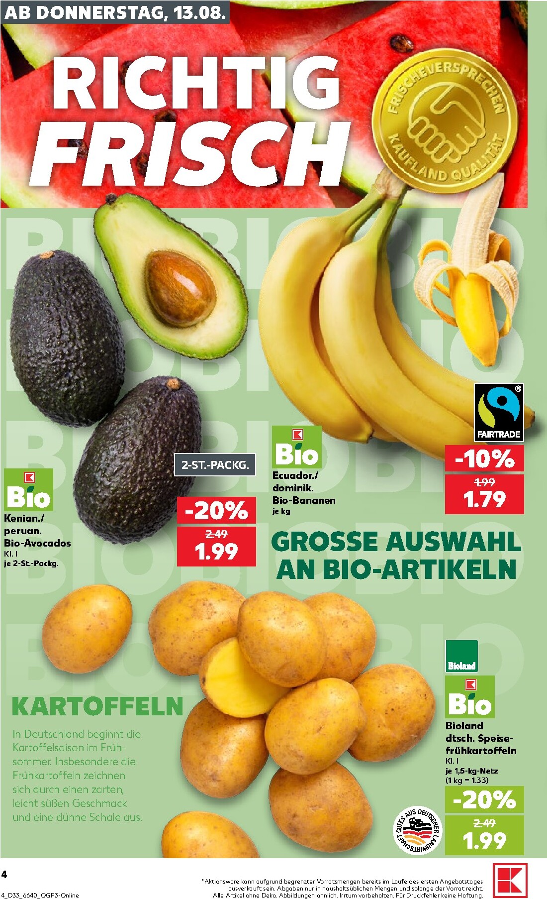kaufland - Kaufland Prospekt nächste Woche – von Donnerstag 13.08.2026 bis Mittwoch 19.08.2026 - page: 4