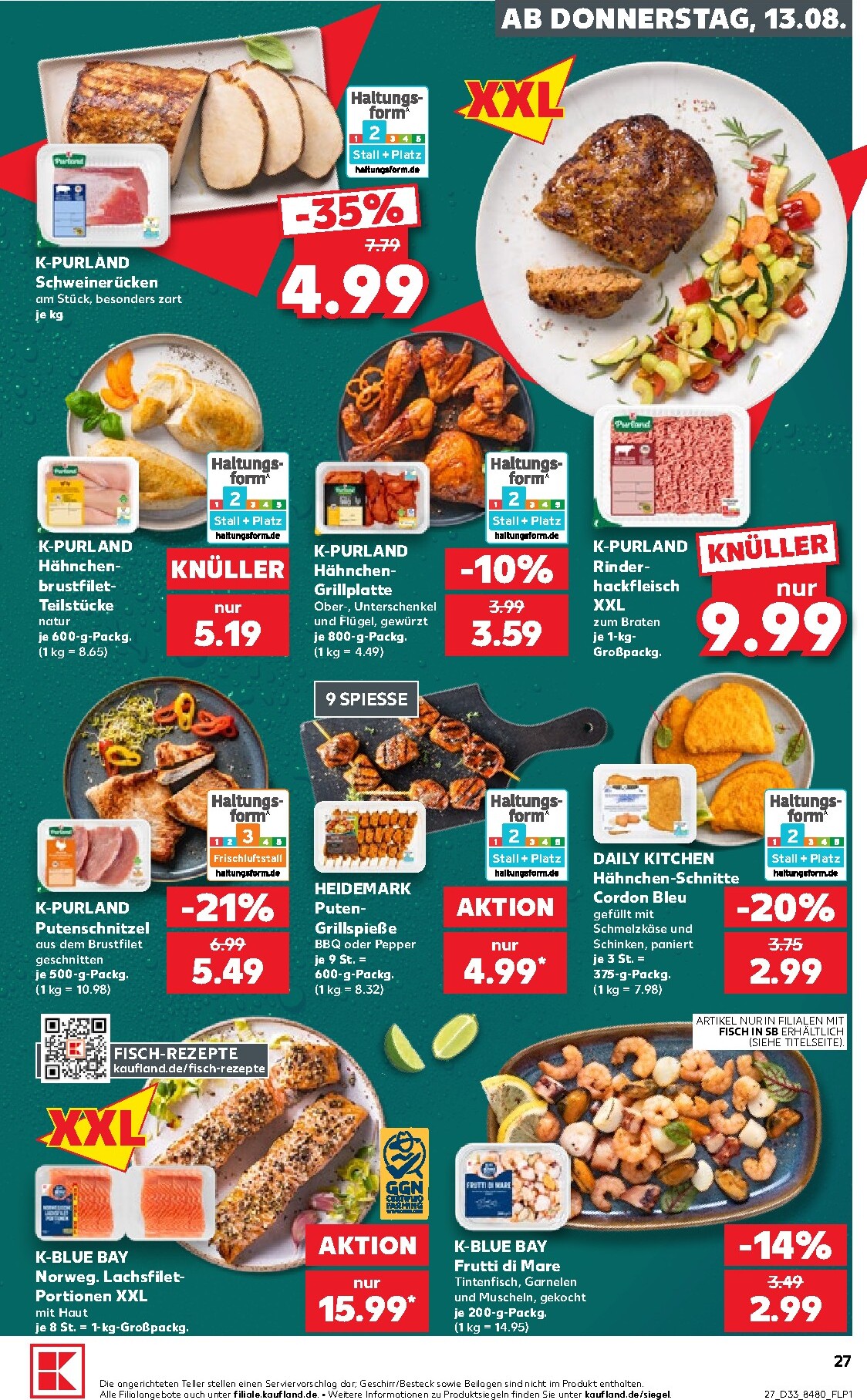 kaufland - Kaufland Prospekt nächste Woche – von Donnerstag 13.08.2026 bis Mittwoch 19.08.2026 - page: 27