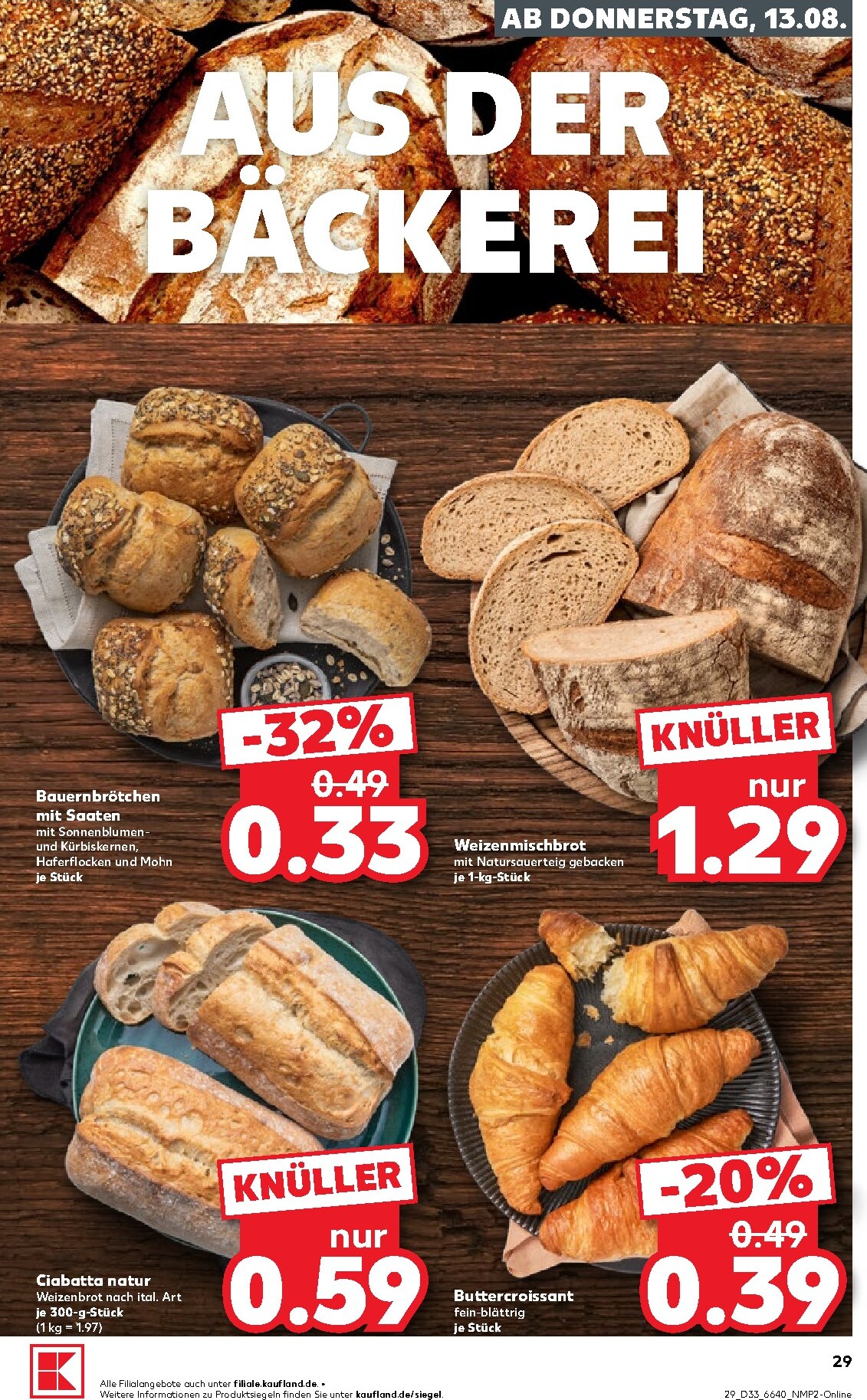 kaufland - Kaufland Prospekt nächste Woche – von Donnerstag 13.08.2026 bis Mittwoch 19.08.2026 - page: 29