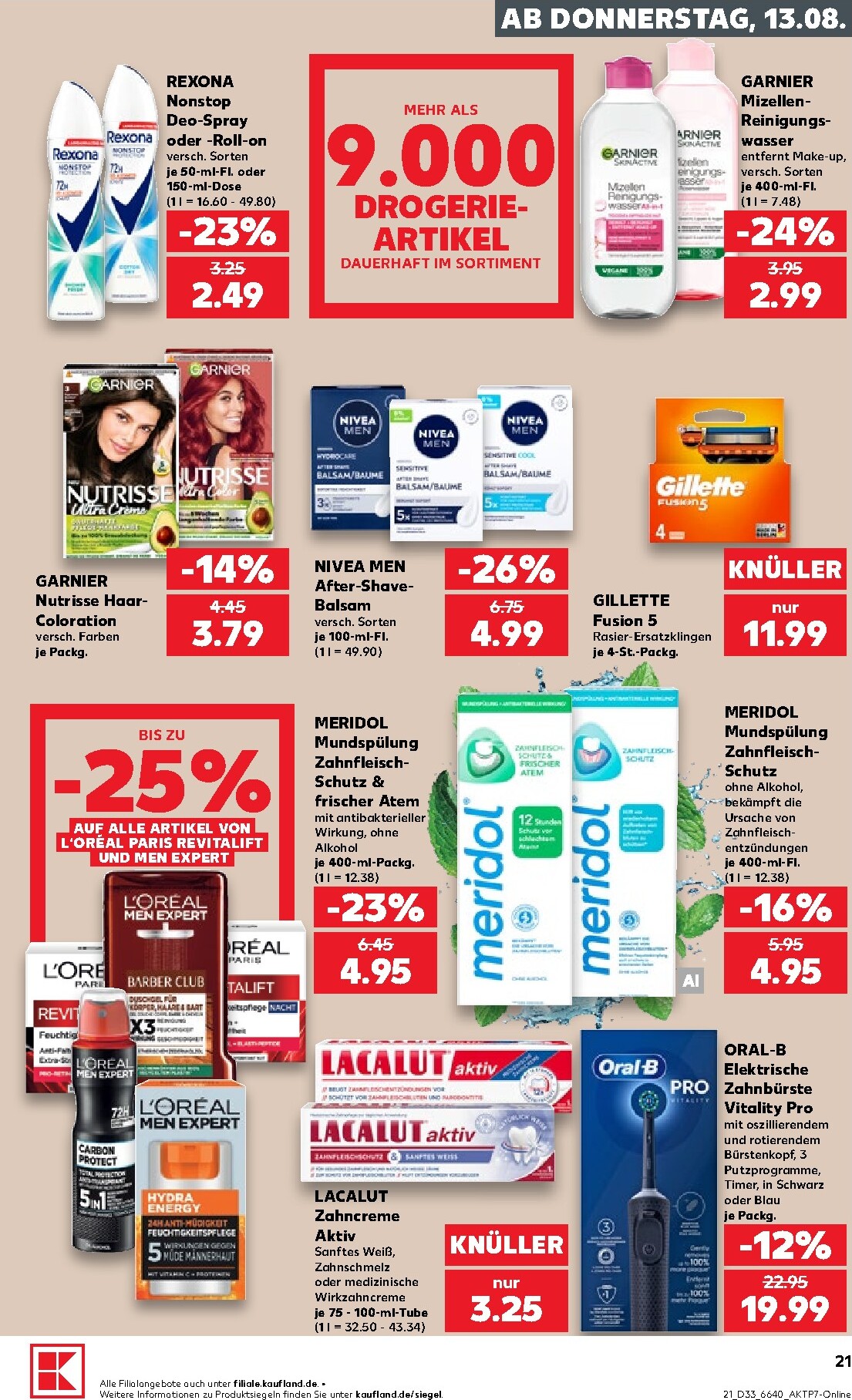 kaufland - Kaufland Prospekt nächste Woche – von Donnerstag 13.08.2026 bis Mittwoch 19.08.2026 - page: 21