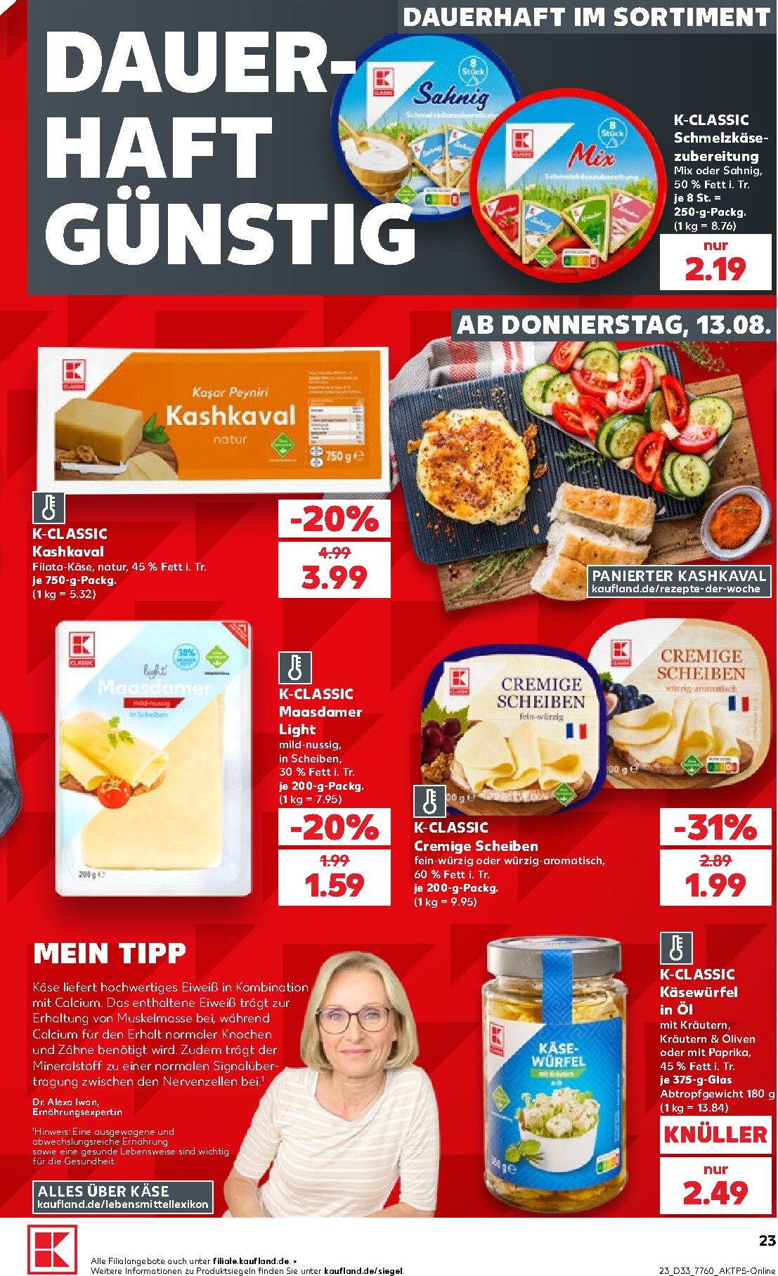 kaufland - Kaufland Prospekt nächste Woche – von Donnerstag 13.08.2026 bis Mittwoch 19.08.2026 - page: 23