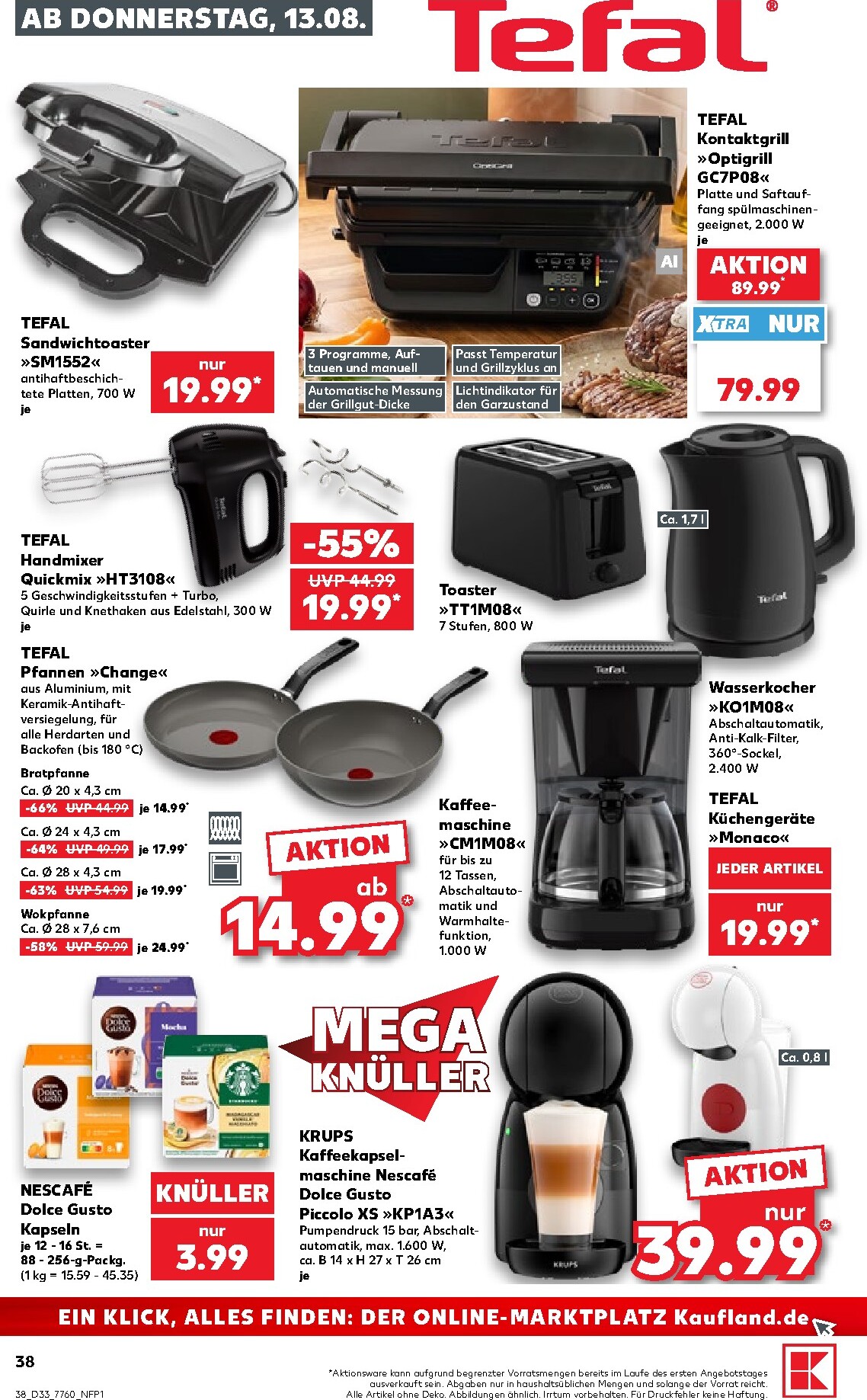 kaufland - Kaufland Prospekt nächste Woche – von Donnerstag 13.08.2026 bis Mittwoch 19.08.2026 - page: 38