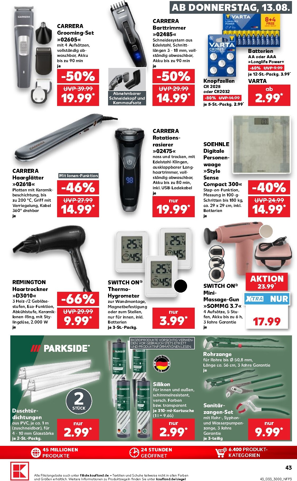 kaufland - Kaufland Prospekt nächste Woche – von Donnerstag 13.08.2026 bis Mittwoch 19.08.2026 - page: 43