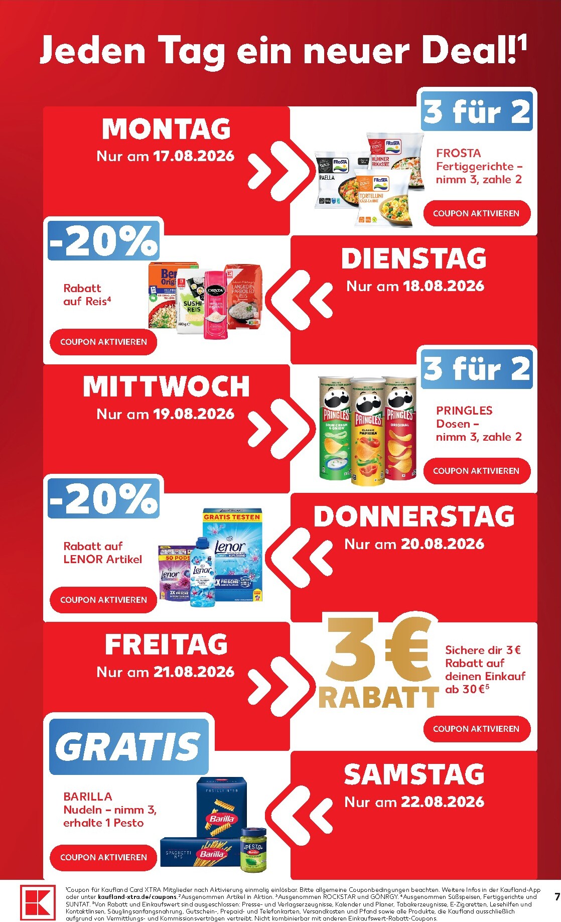 kaufland - Neuer Kaufland - August Highlights Prospekt – von Donnerstag 13.08.2026 bis Mittwoch 26.08.2026 - page: 7