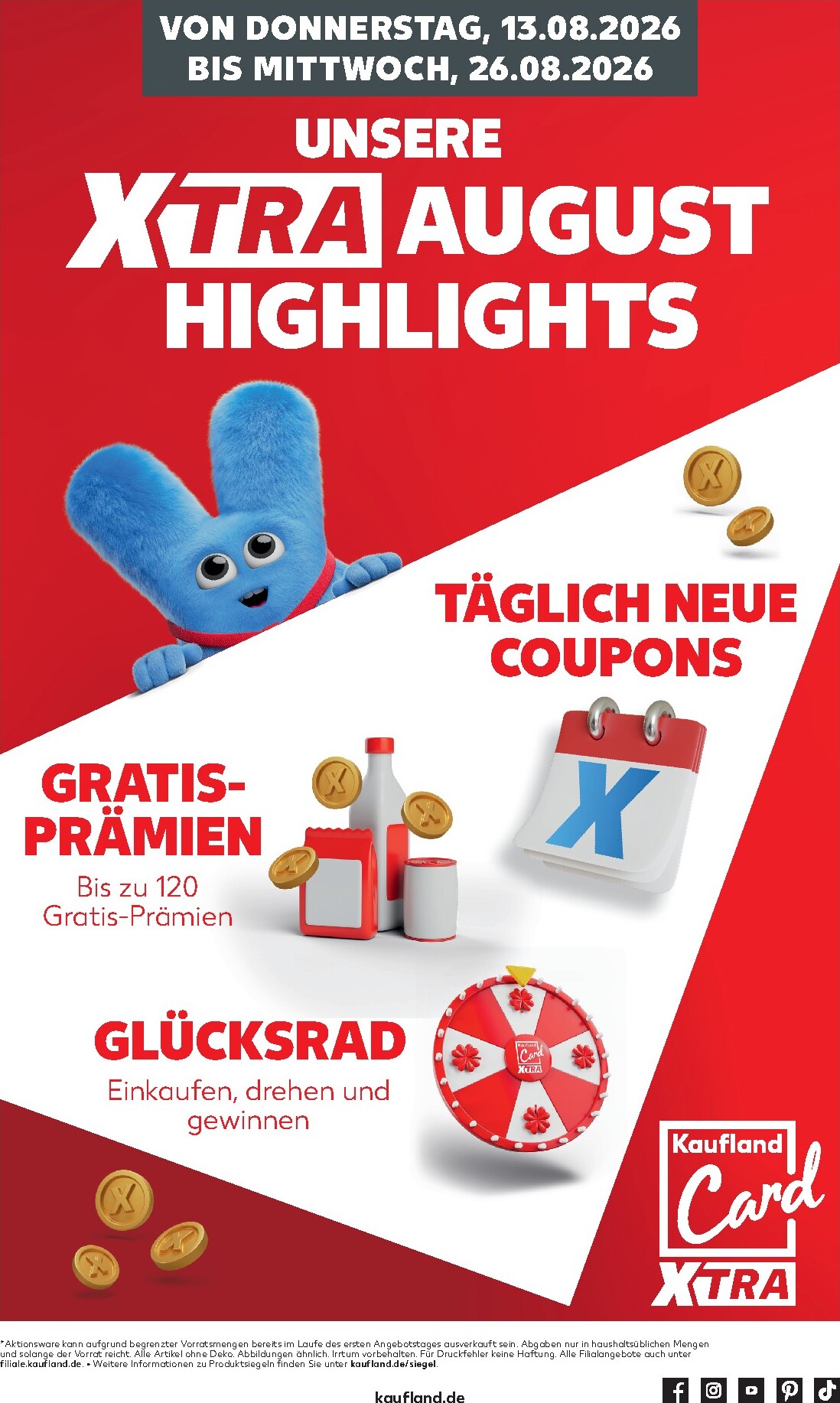 kaufland - Neuer Kaufland - August Highlights Prospekt – von Donnerstag 13.08.2026 bis Mittwoch 26.08.2026
