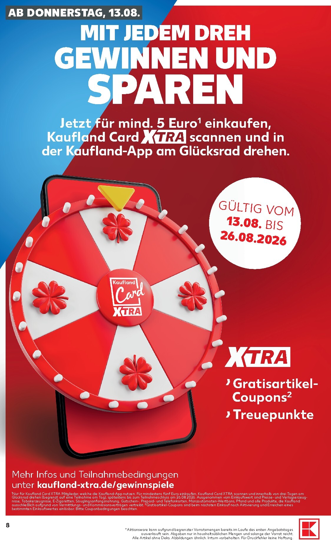 kaufland - Neuer Kaufland - August Highlights Prospekt – von Donnerstag 13.08.2026 bis Mittwoch 26.08.2026 - page: 8