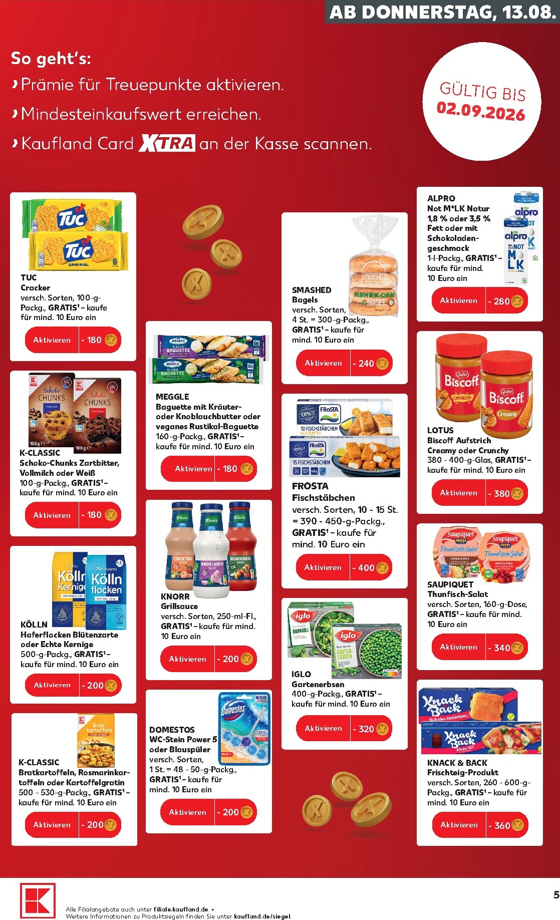 kaufland - Neuer Kaufland - August Highlights Prospekt – von Donnerstag 13.08.2026 bis Mittwoch 26.08.2026 - page: 5