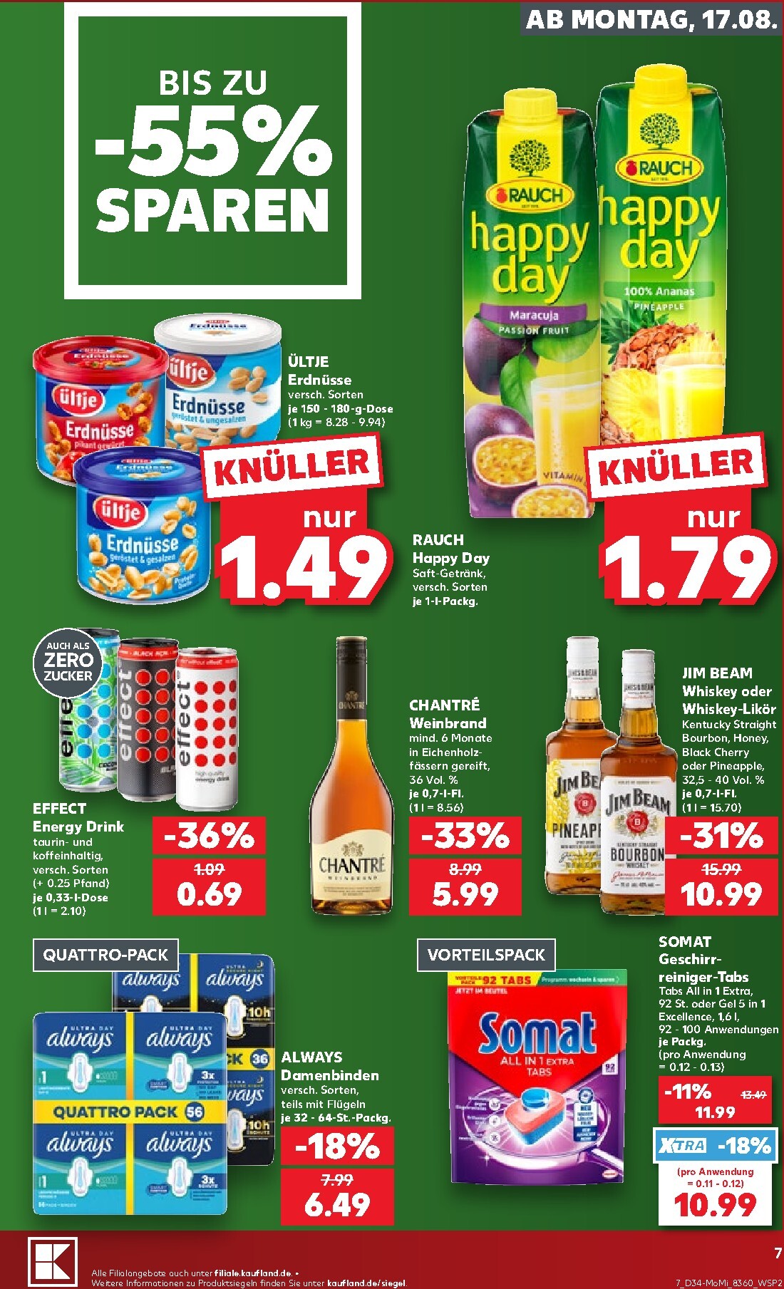 kaufland - Kaufland - Richtig Sparen Prospekt nächste Woche – von Montag 17.08.2026 bis Mittwoch 19.08.2026 - page: 7