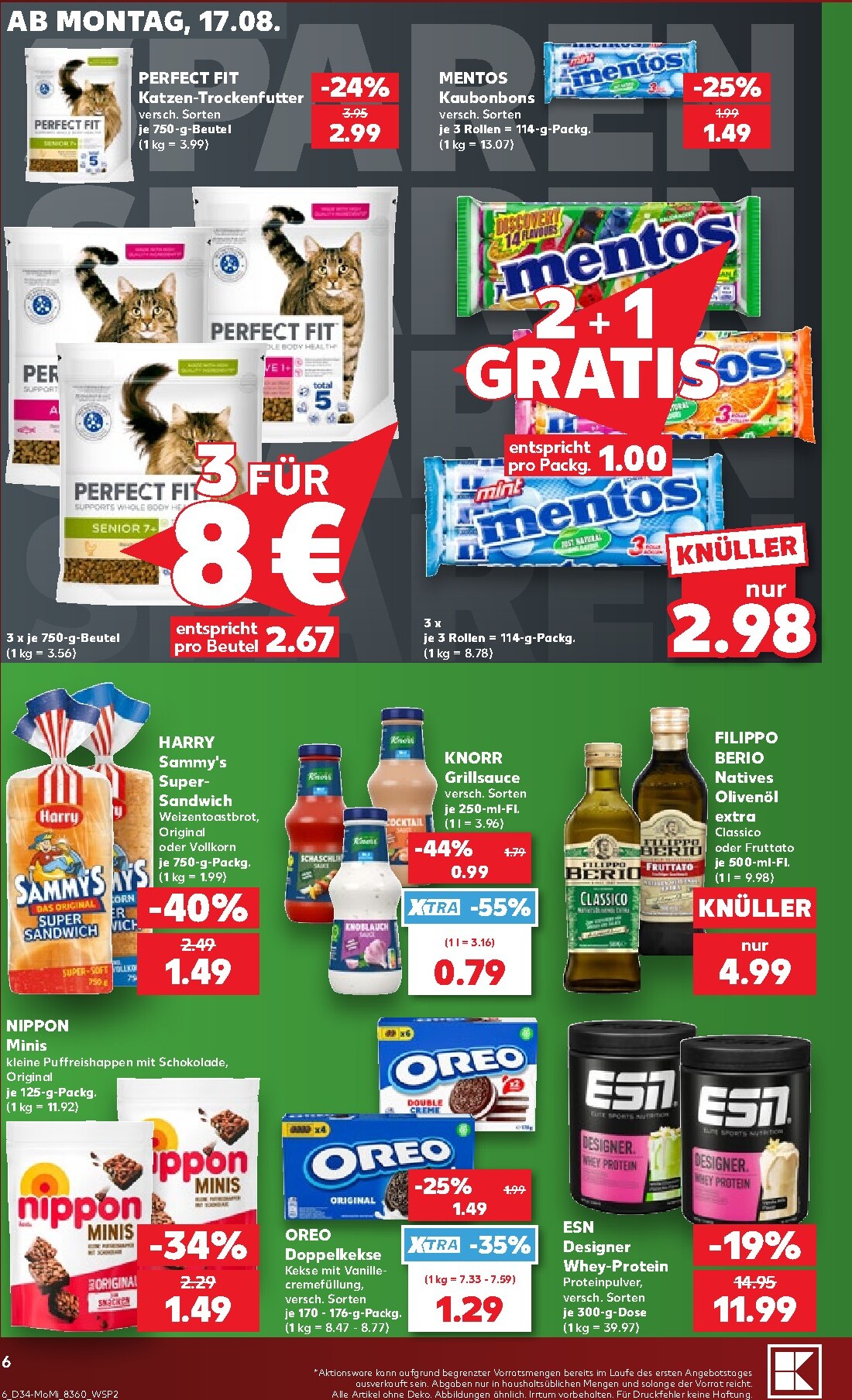 kaufland - Kaufland - Richtig Sparen Prospekt nächste Woche – von Montag 17.08.2026 bis Mittwoch 19.08.2026 - page: 6