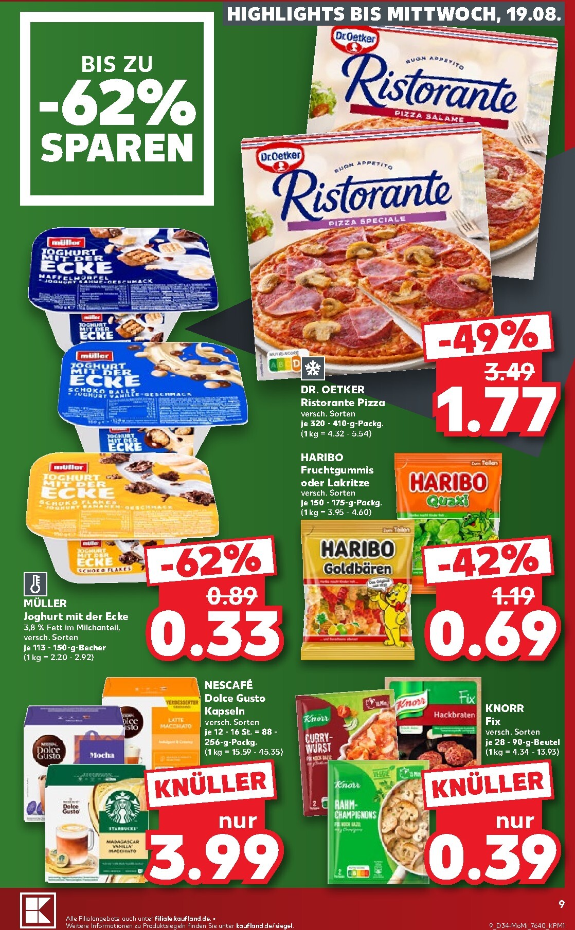 kaufland - Kaufland - Richtig Sparen Prospekt nächste Woche – von Montag 17.08.2026 bis Mittwoch 19.08.2026 - page: 9