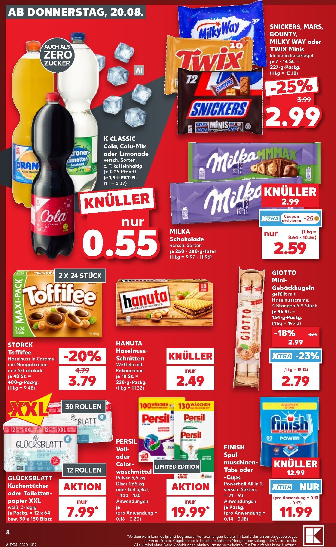 kaufland - Kaufland Prospekt nächste Woche – von Donnerstag 20.08.2026 bis Mittwoch 26.08.2026 - page: 8