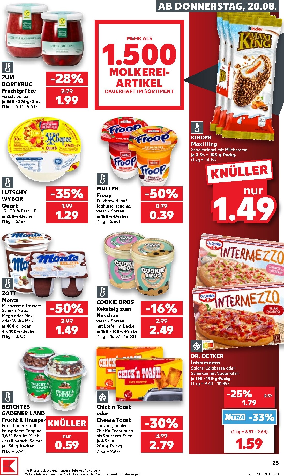 kaufland - Kaufland Prospekt nächste Woche – von Donnerstag 20.08.2026 bis Mittwoch 26.08.2026 - page: 25