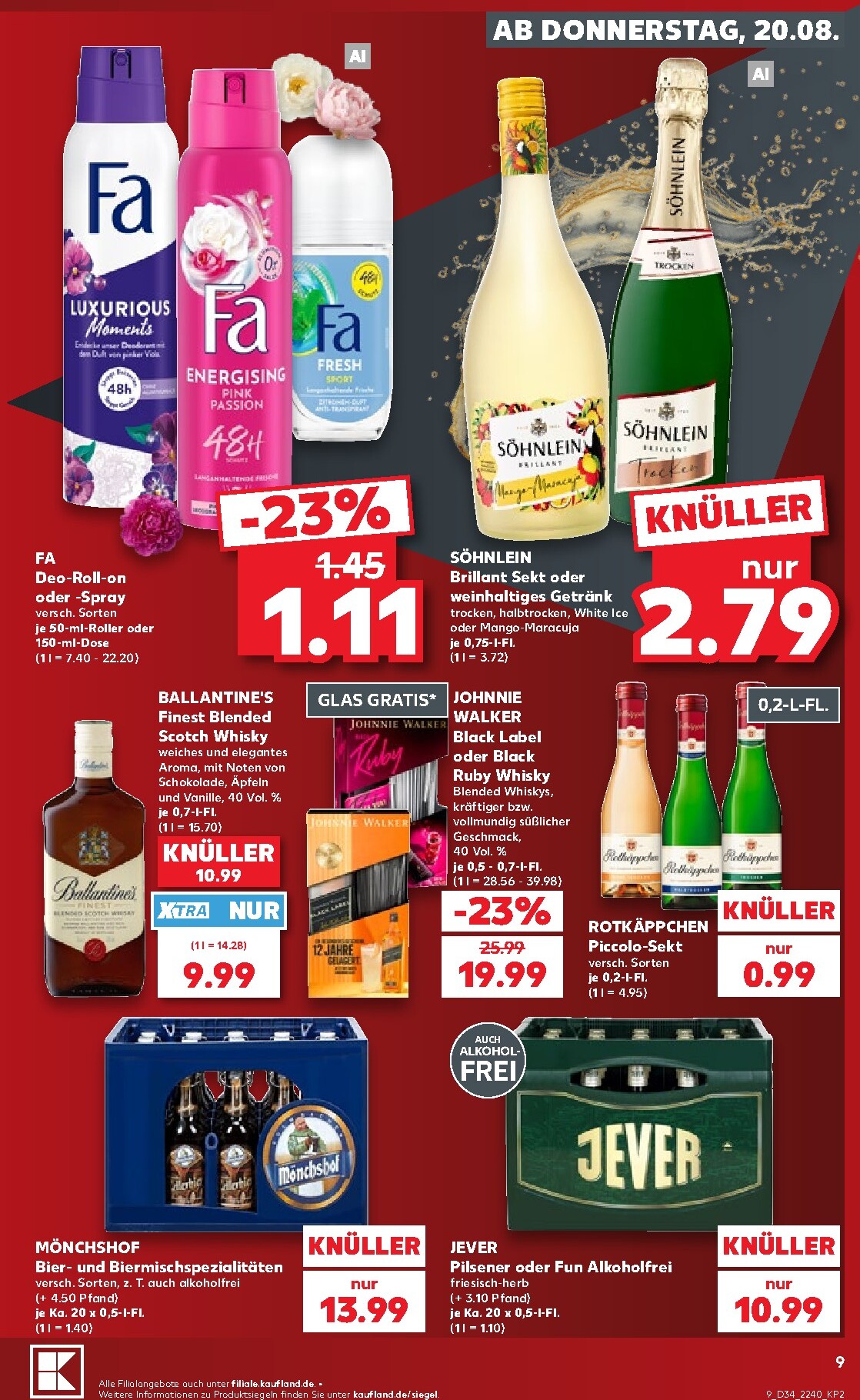 kaufland - Kaufland Prospekt nächste Woche – von Donnerstag 20.08.2026 bis Mittwoch 26.08.2026 - page: 9