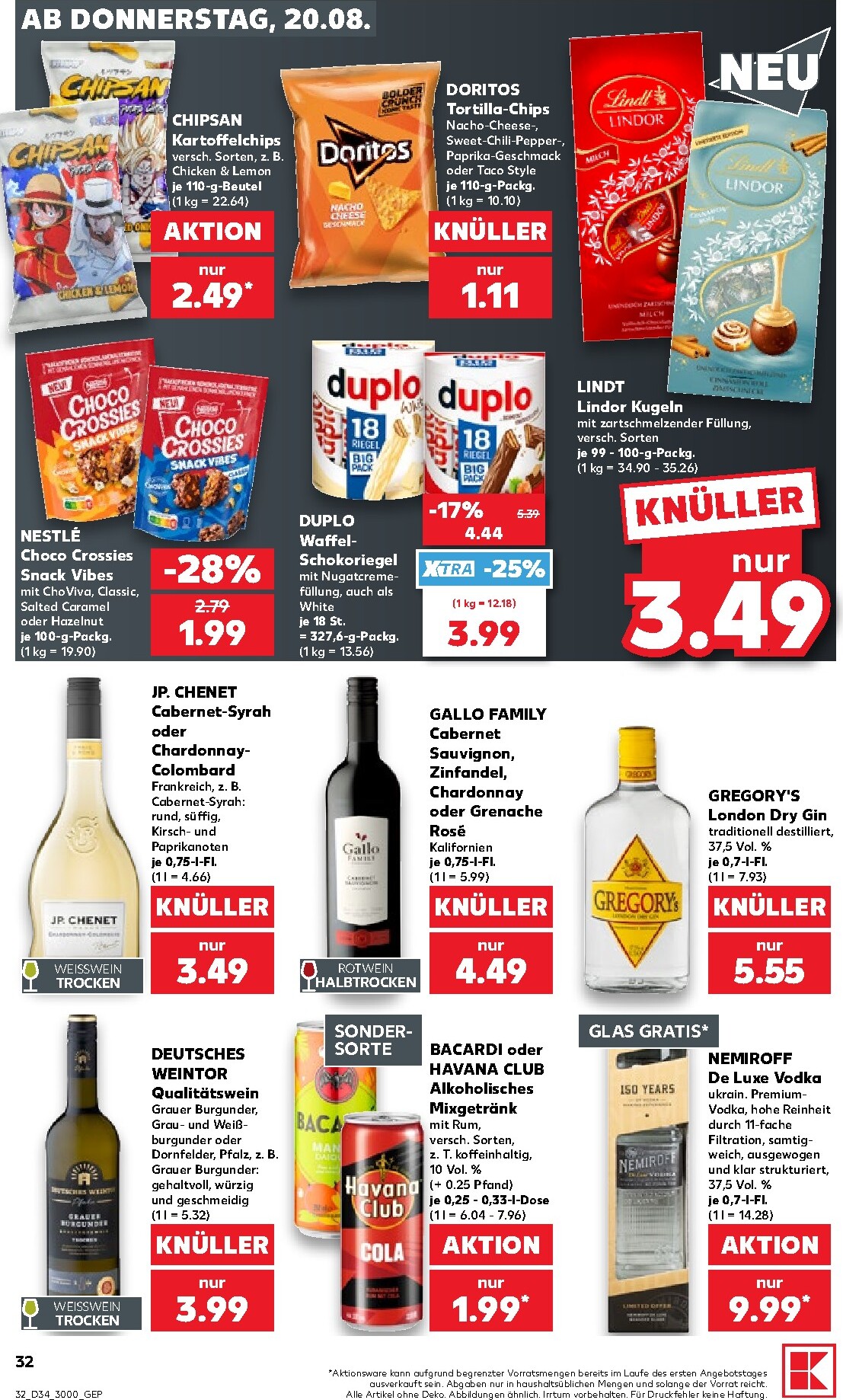 kaufland - Kaufland Prospekt nächste Woche – von Donnerstag 20.08.2026 bis Mittwoch 26.08.2026 - page: 32