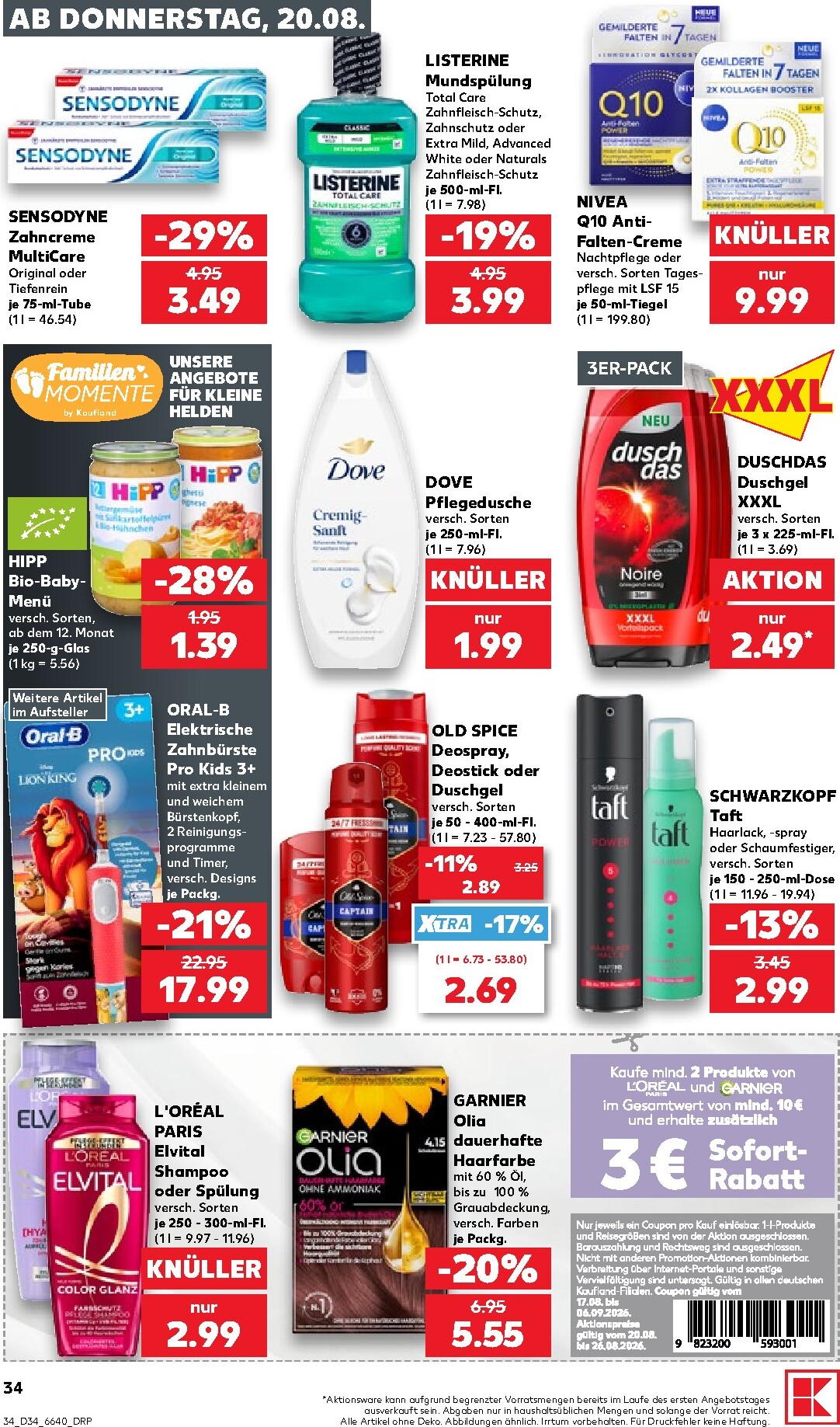 kaufland - Kaufland Prospekt nächste Woche – von Donnerstag 20.08.2026 bis Mittwoch 26.08.2026 - page: 34
