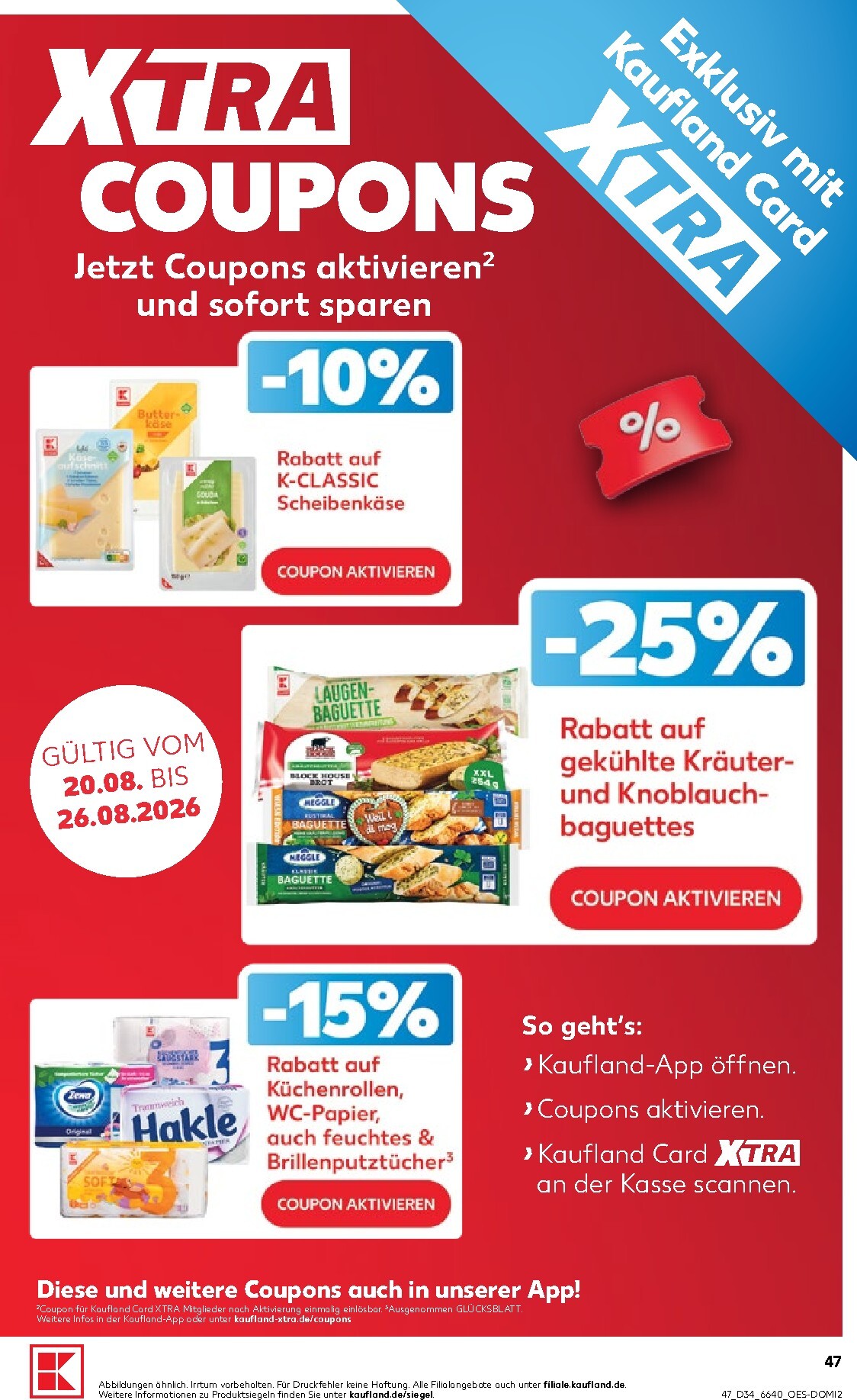 kaufland - Kaufland Prospekt nächste Woche – von Donnerstag 20.08.2026 bis Mittwoch 26.08.2026 - page: 47