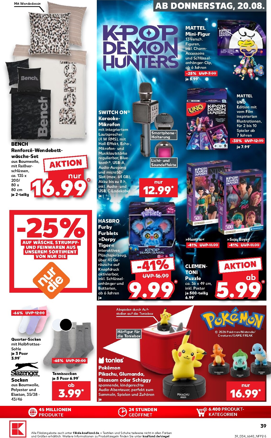 kaufland - Kaufland Prospekt nächste Woche – von Donnerstag 20.08.2026 bis Mittwoch 26.08.2026 - page: 39