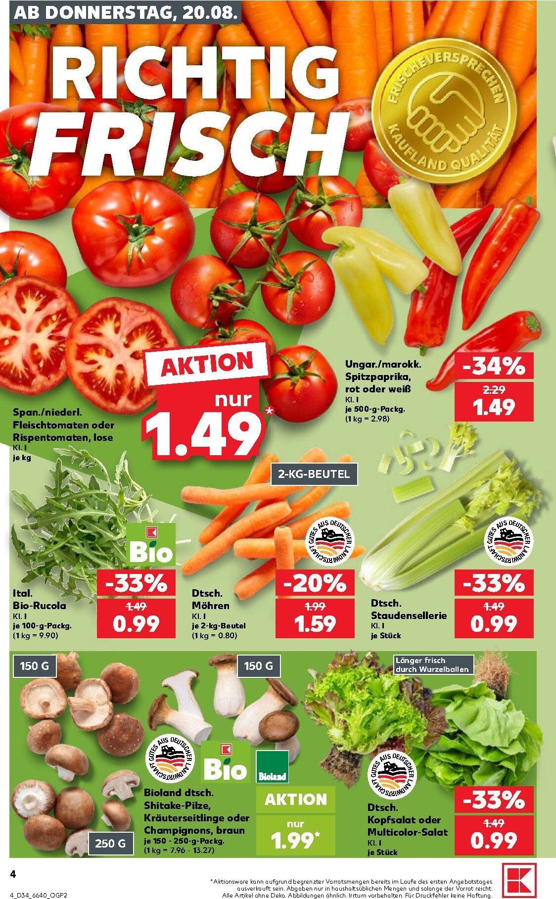 kaufland - Kaufland Prospekt nächste Woche – von Donnerstag 20.08.2026 bis Mittwoch 26.08.2026 - page: 4