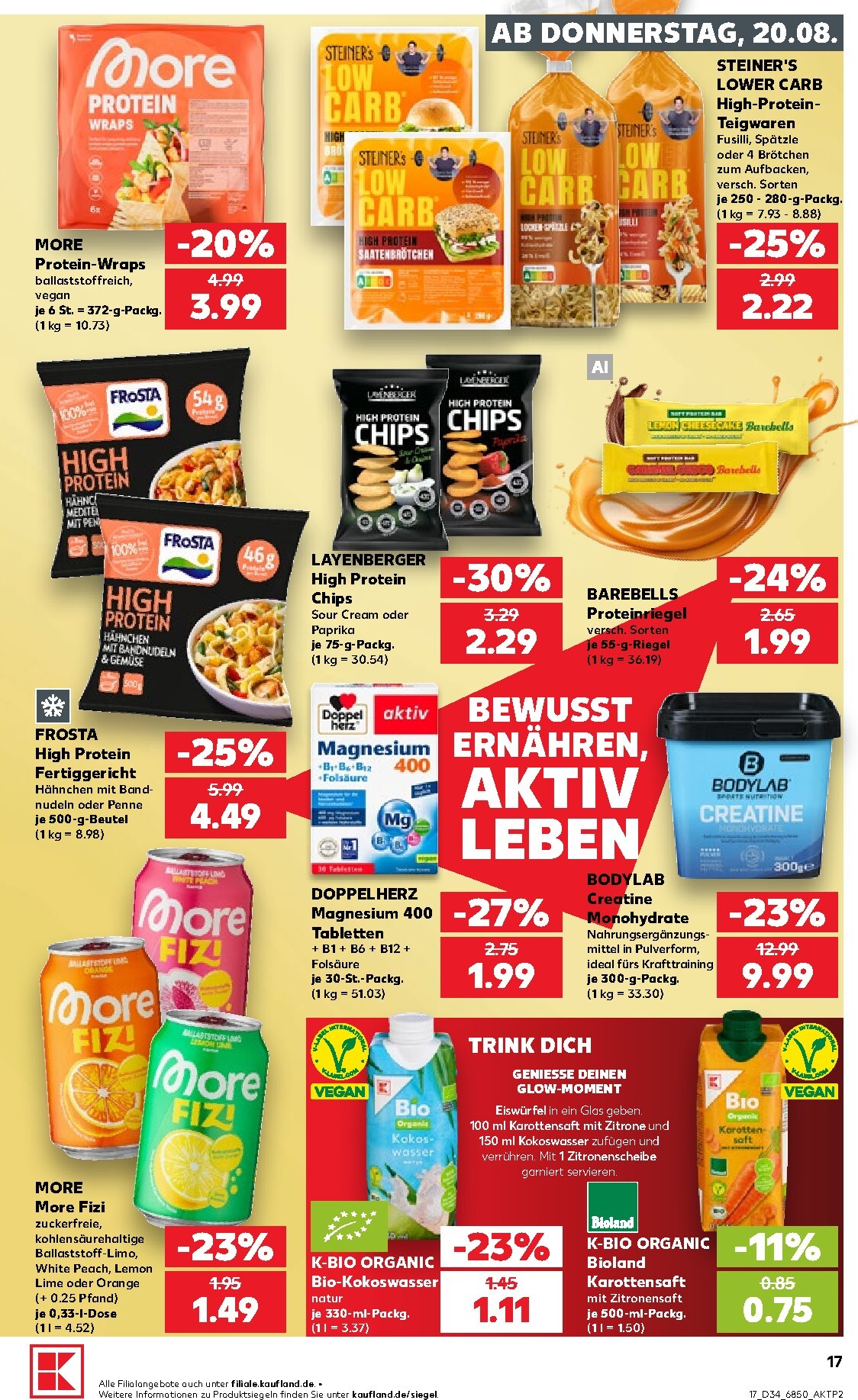 kaufland - Kaufland Prospekt nächste Woche – von Donnerstag 20.08.2026 bis Mittwoch 26.08.2026 - page: 17