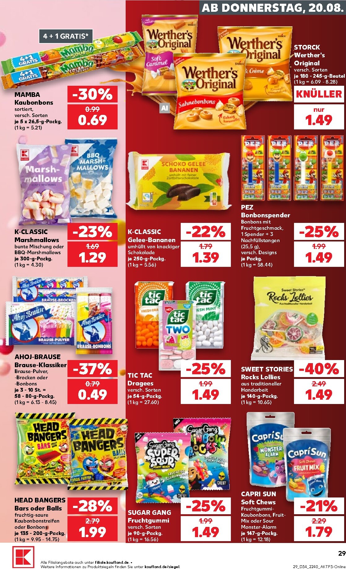 kaufland - Kaufland Prospekt nächste Woche – von Donnerstag 20.08.2026 bis Mittwoch 26.08.2026 - page: 29