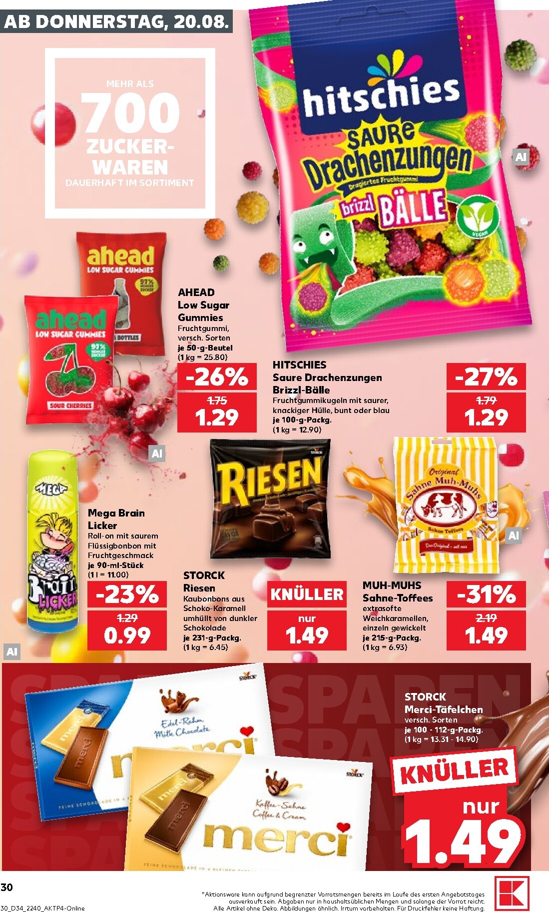 kaufland - Kaufland Prospekt nächste Woche – von Donnerstag 20.08.2026 bis Mittwoch 26.08.2026 - page: 30