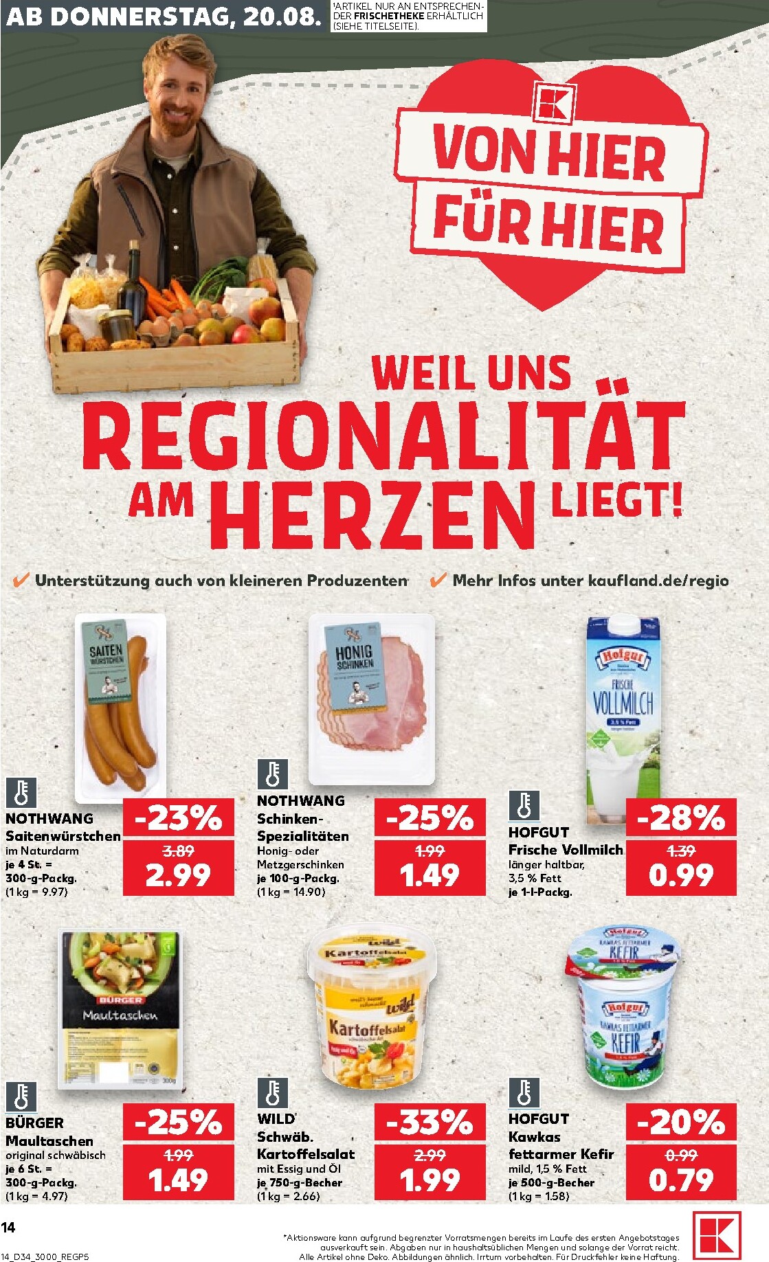 kaufland - Kaufland Prospekt nächste Woche – von Donnerstag 20.08.2026 bis Mittwoch 26.08.2026 - page: 14
