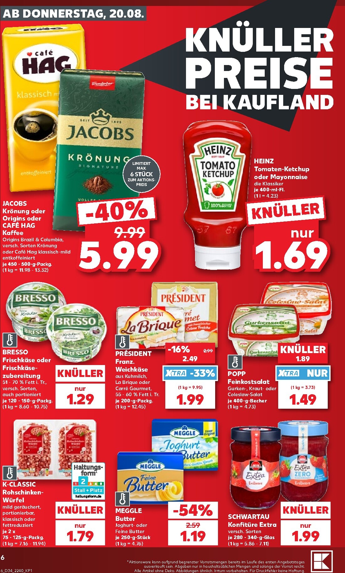 kaufland - Kaufland Prospekt nächste Woche – von Donnerstag 20.08.2026 bis Mittwoch 26.08.2026 - page: 6