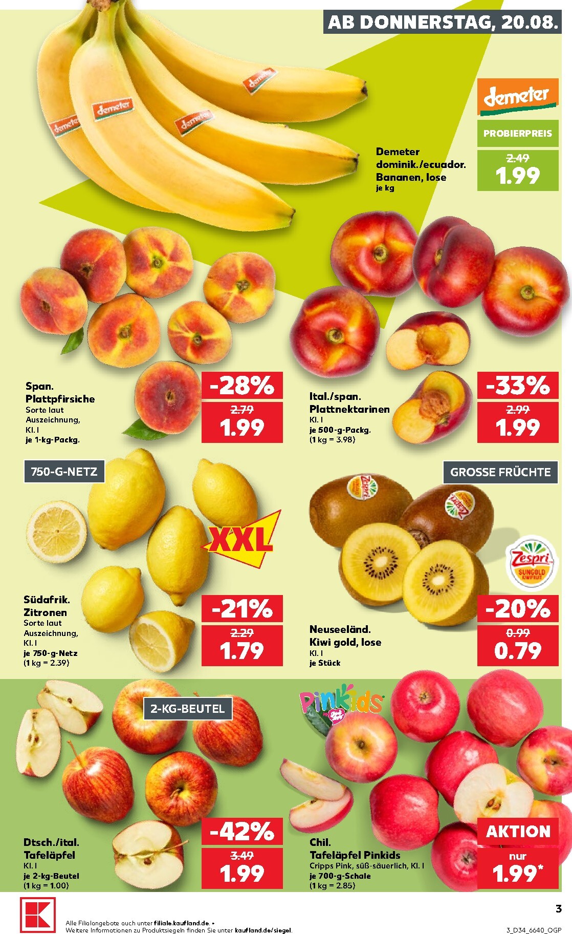 kaufland - Kaufland Prospekt nächste Woche – von Donnerstag 20.08.2026 bis Mittwoch 26.08.2026 - page: 3