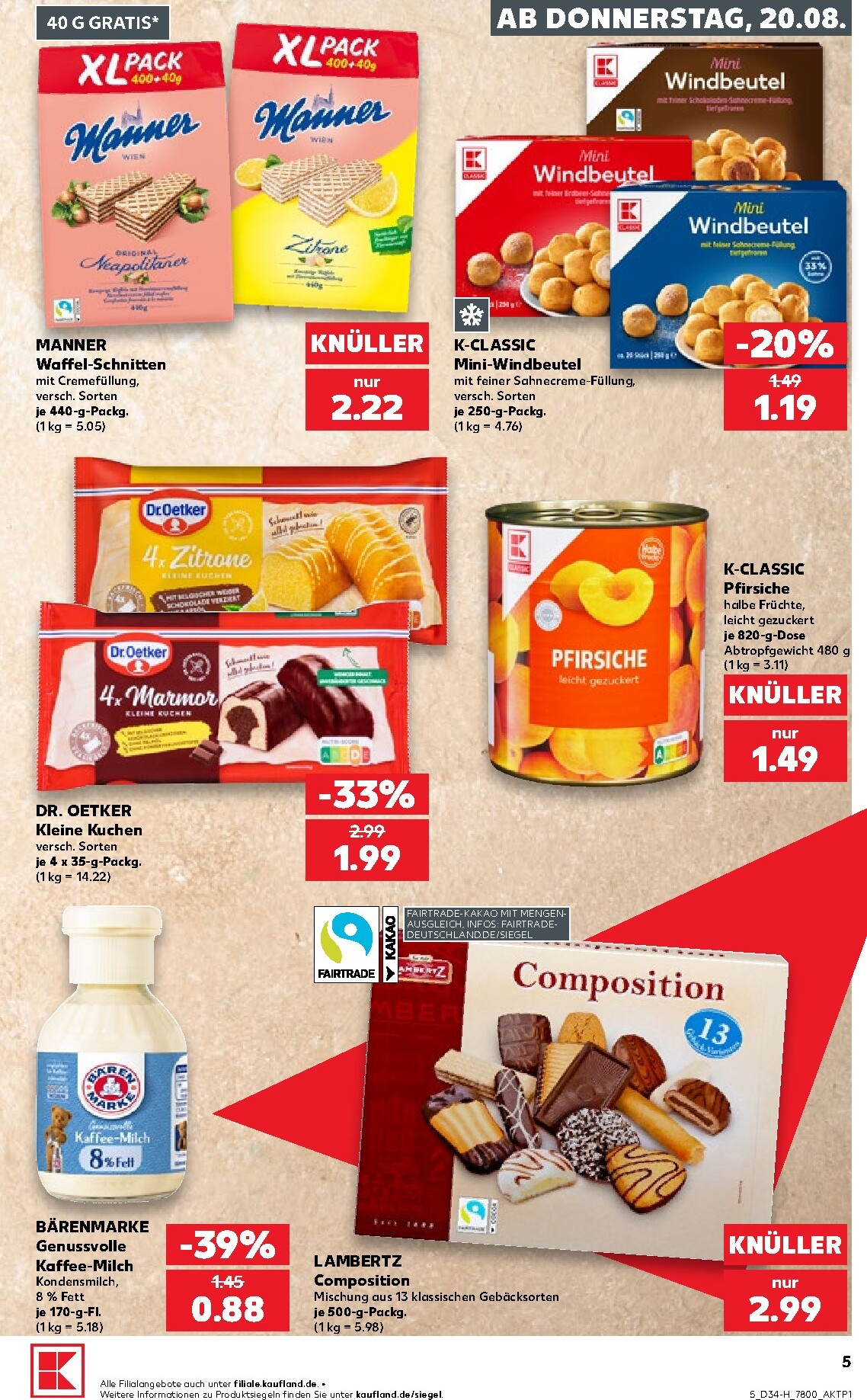 kaufland - Kaufland - Neckarsulm Prospekt nächste Woche – von Donnerstag 20.08.2026 bis Mittwoch 26.08.2026 - page: 5