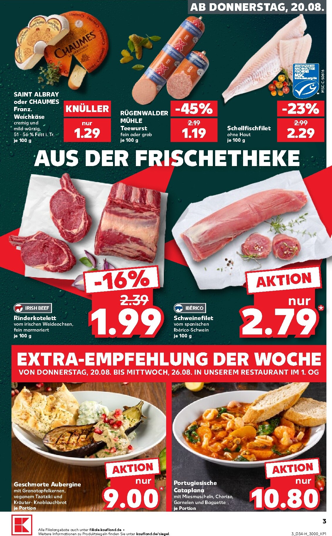 kaufland - Kaufland - Neckarsulm Prospekt nächste Woche – von Donnerstag 20.08.2026 bis Mittwoch 26.08.2026 - page: 3