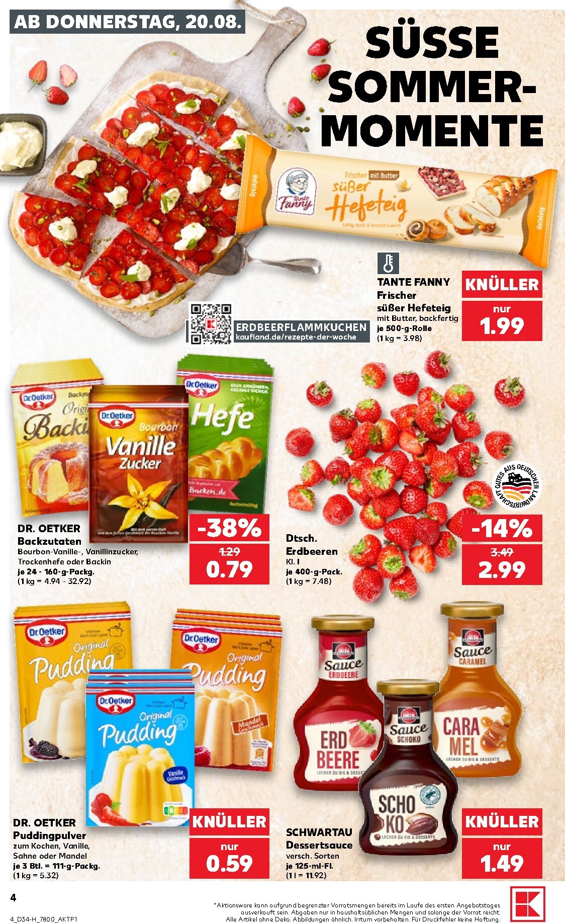 kaufland - Kaufland - Neckarsulm Prospekt nächste Woche – von Donnerstag 20.08.2026 bis Mittwoch 26.08.2026 - page: 4