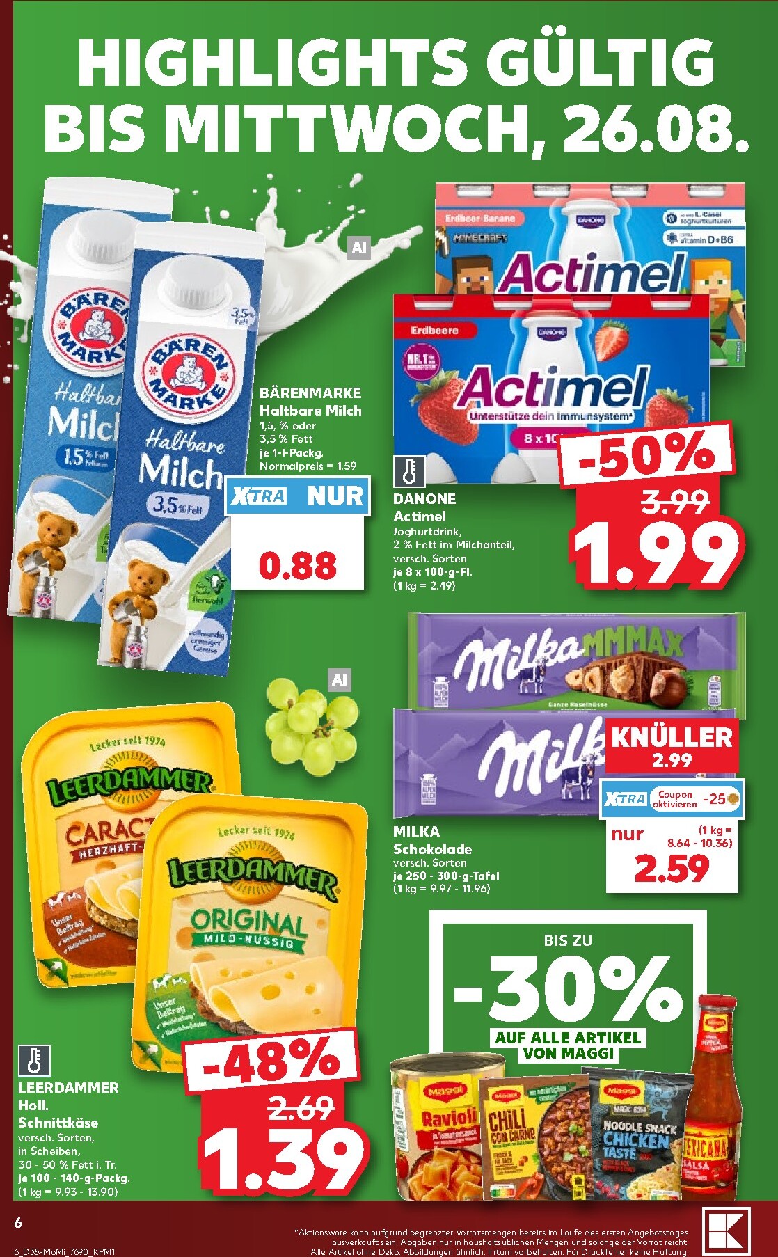 kaufland - Kaufland - Richtig Sparen Prospekt nächste Woche – von Montag 24.08.2026 bis Mittwoch 26.08.2026 - page: 6