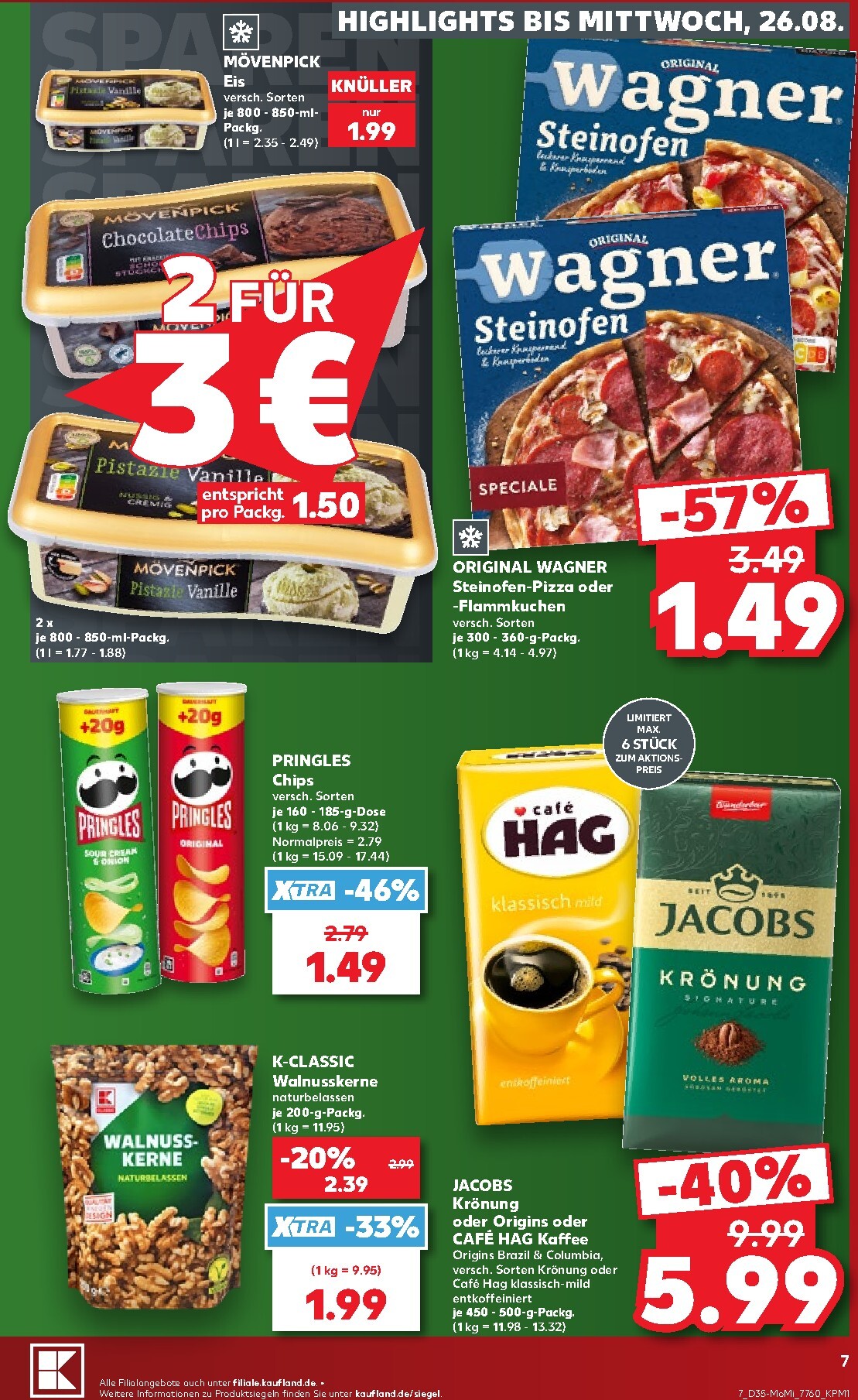 kaufland - Kaufland - Richtig Sparen Prospekt nächste Woche – von Montag 24.08.2026 bis Mittwoch 26.08.2026 - page: 7