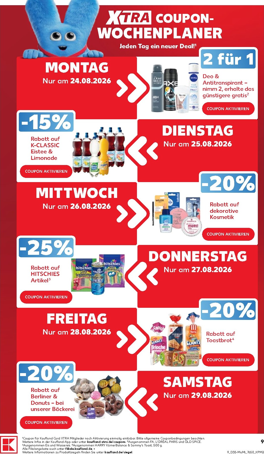 kaufland - Kaufland - Richtig Sparen Prospekt nächste Woche – von Montag 24.08.2026 bis Mittwoch 26.08.2026 - page: 9