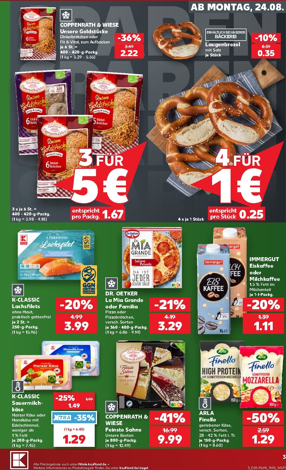 kaufland - Kaufland - Richtig Sparen Prospekt nächste Woche – von Montag 24.08.2026 bis Mittwoch 26.08.2026 - page: 3