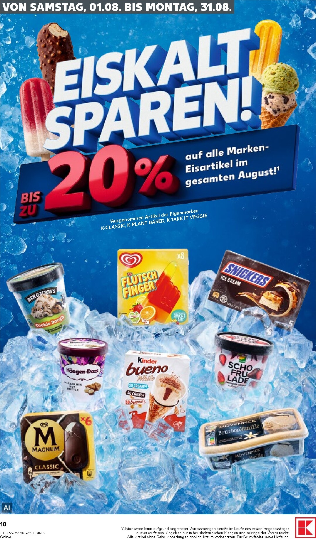 kaufland - Kaufland - Richtig Sparen Prospekt nächste Woche – von Montag 24.08.2026 bis Mittwoch 26.08.2026 - page: 10