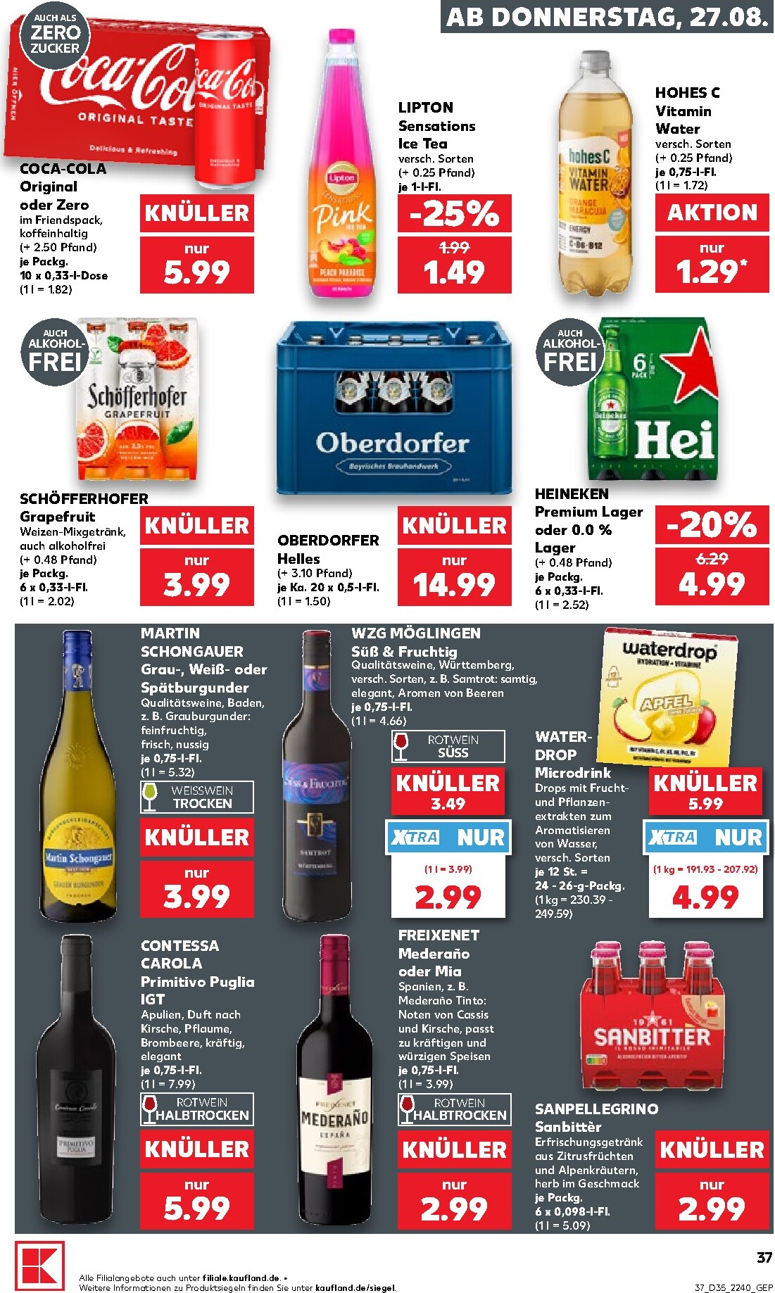 kaufland - Kaufland Prospekt nächste Woche – von Donnerstag 27.08.2026 bis Mittwoch 02.09.2026 - page: 37
