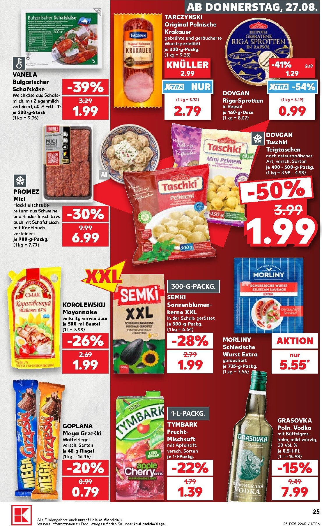 kaufland - Kaufland Prospekt nächste Woche – von Donnerstag 27.08.2026 bis Mittwoch 02.09.2026 - page: 25