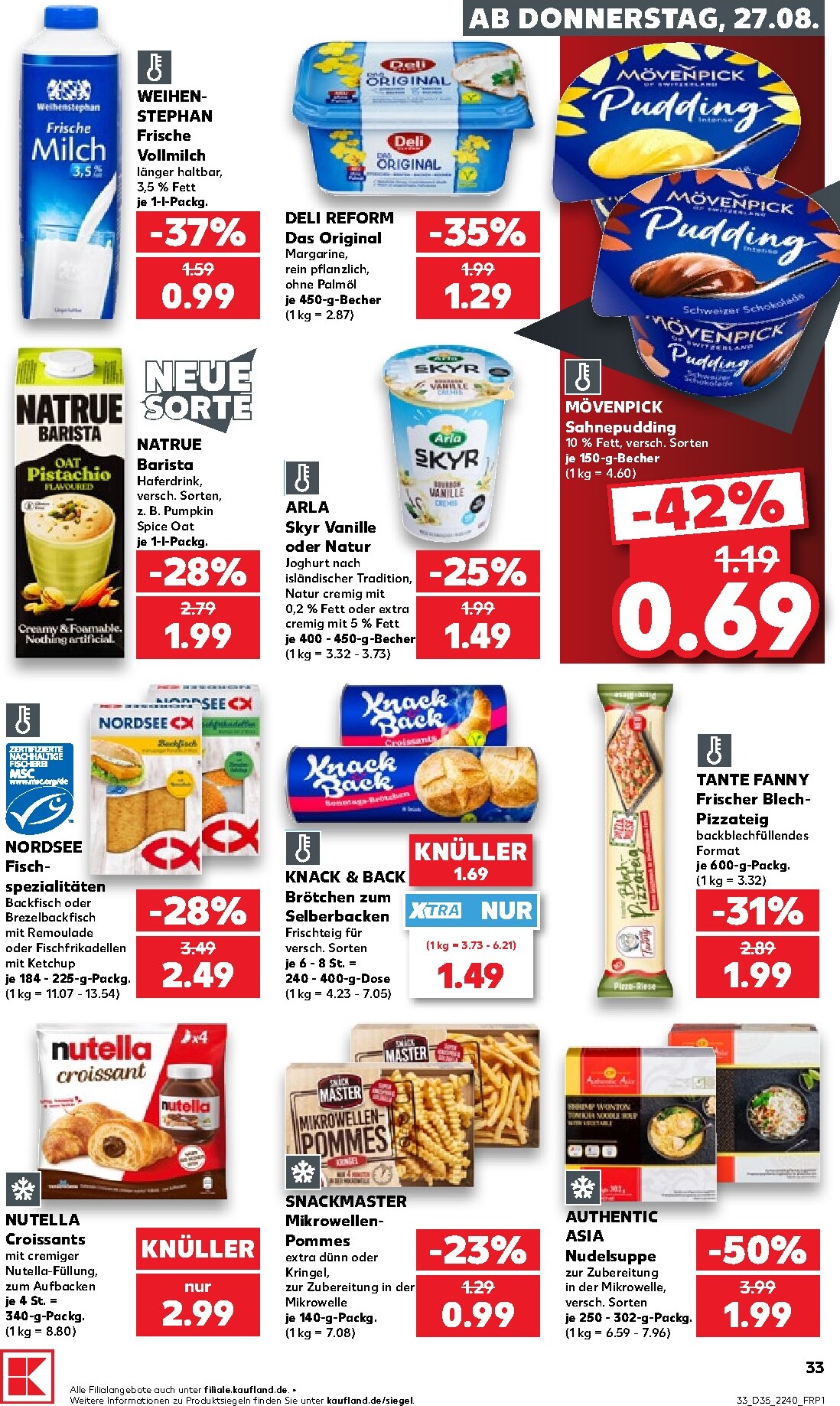 kaufland - Kaufland Prospekt nächste Woche – von Donnerstag 27.08.2026 bis Mittwoch 02.09.2026 - page: 33