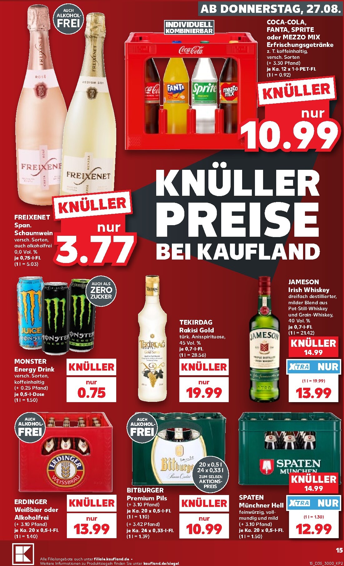kaufland - Kaufland Prospekt nächste Woche – von Donnerstag 27.08.2026 bis Mittwoch 02.09.2026 - page: 15