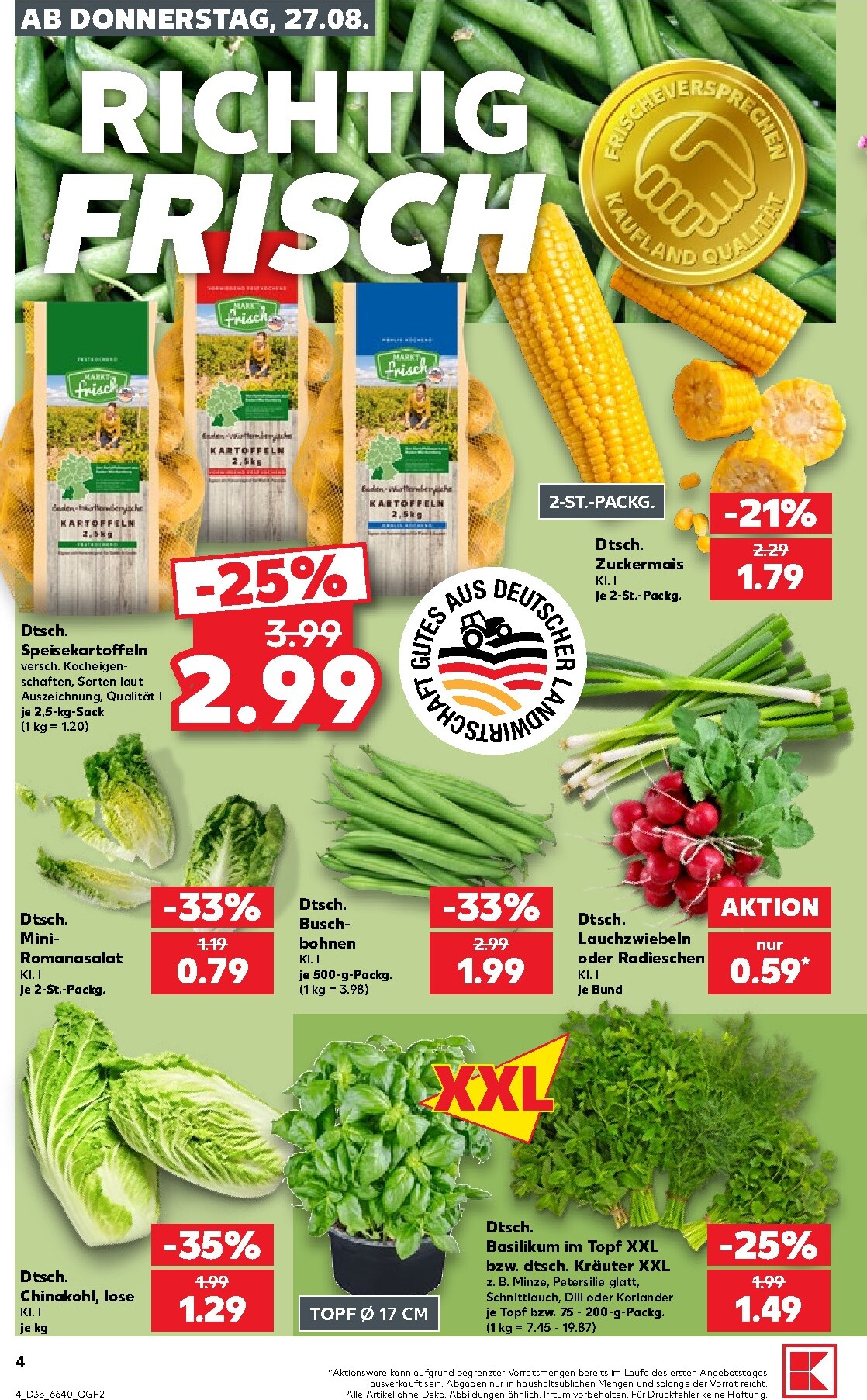 kaufland - Kaufland Prospekt nächste Woche – von Donnerstag 27.08.2026 bis Mittwoch 02.09.2026 - page: 4
