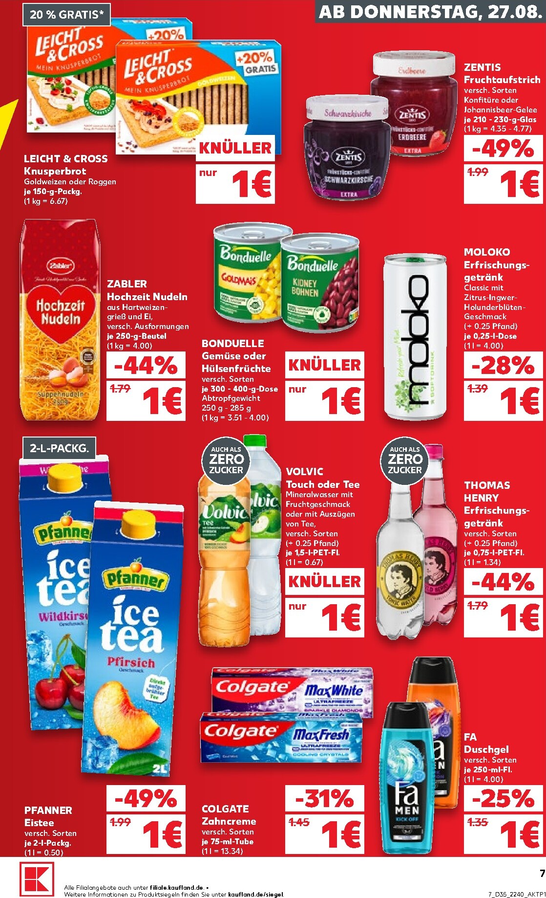kaufland - Kaufland Prospekt nächste Woche – von Donnerstag 27.08.2026 bis Mittwoch 02.09.2026 - page: 7